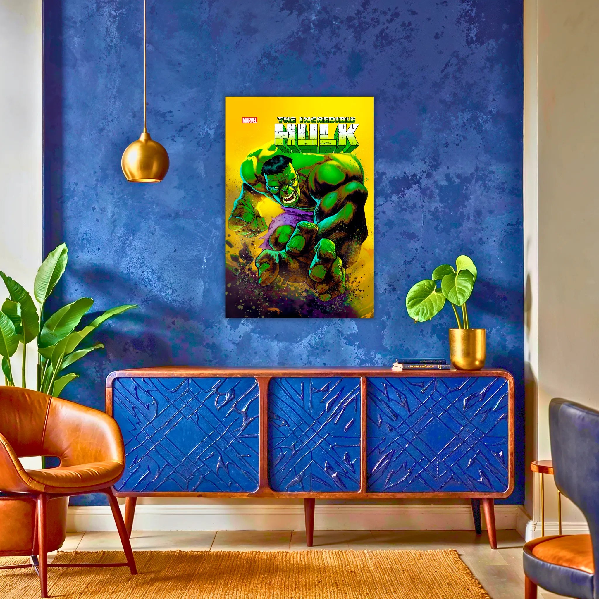 Tableau Hulk Comics Affiche