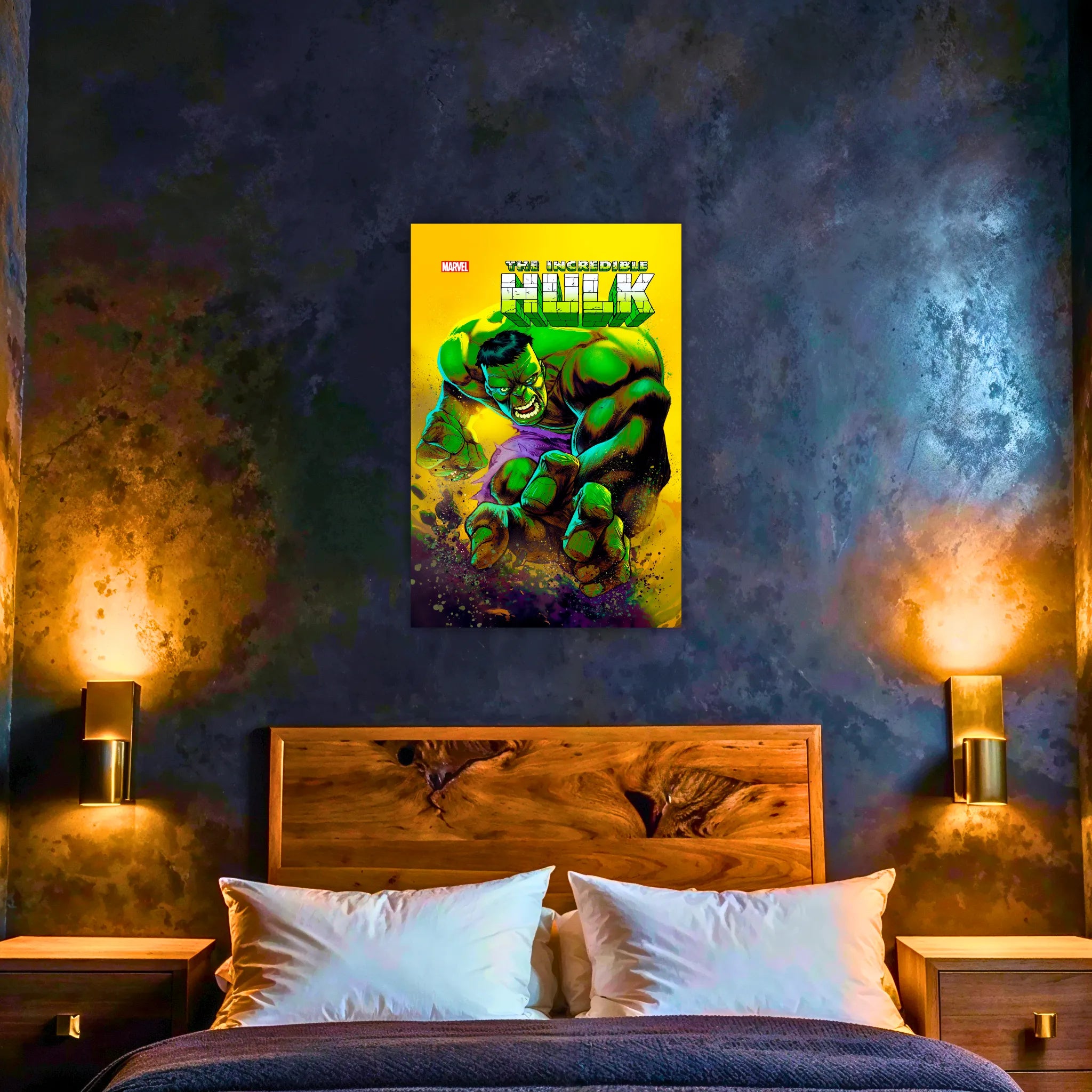 Tableau Marvel Hulk Affiche