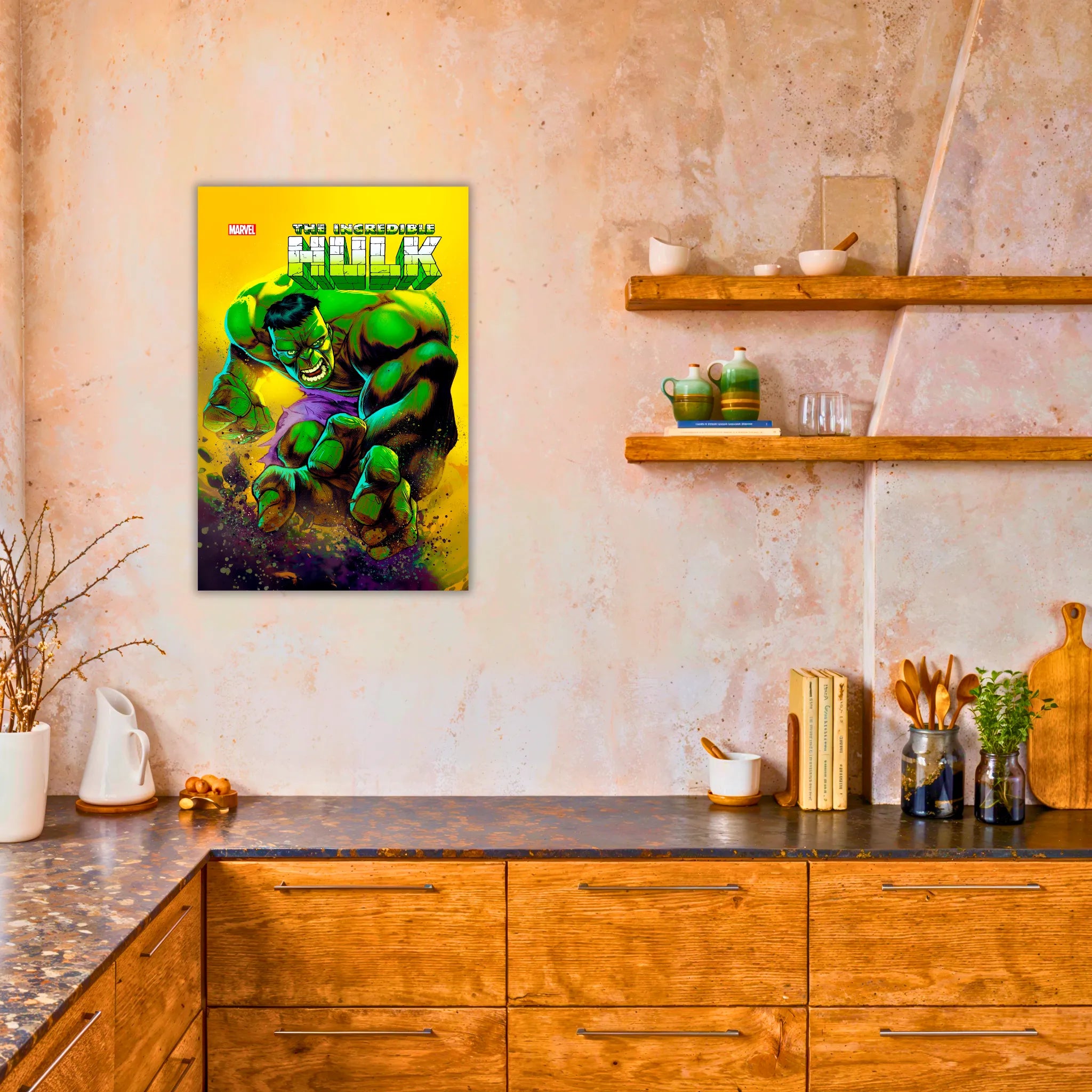 Tableau Hulk Comics Affiche