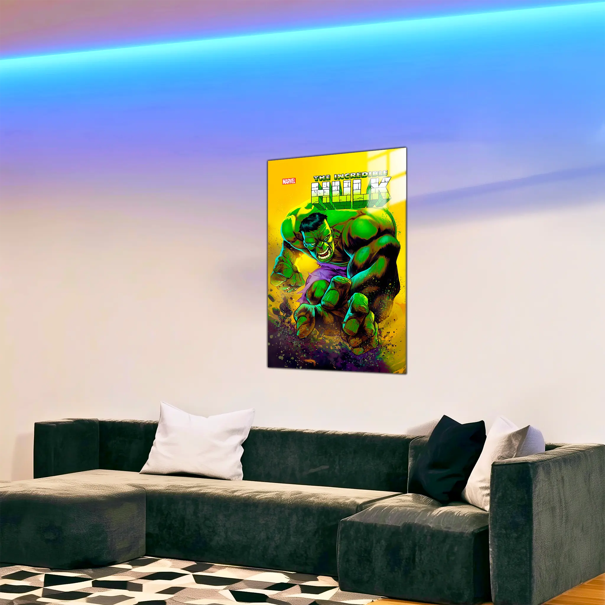 tableau-marvel-hulk-affiche-comics-dans-le-salon | DreamWay