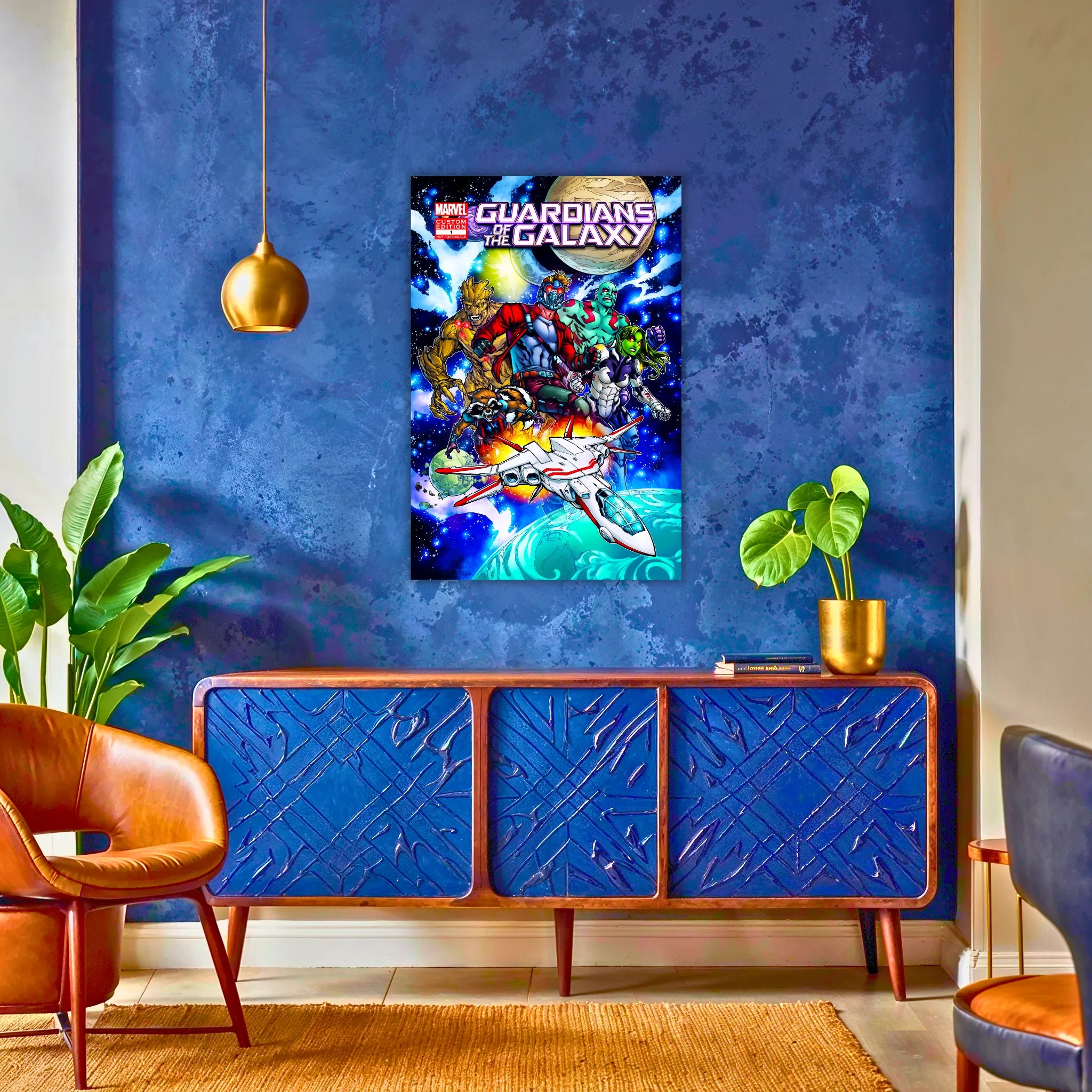 Tableau Les Gardiens De La Galaxie Affiche Comics