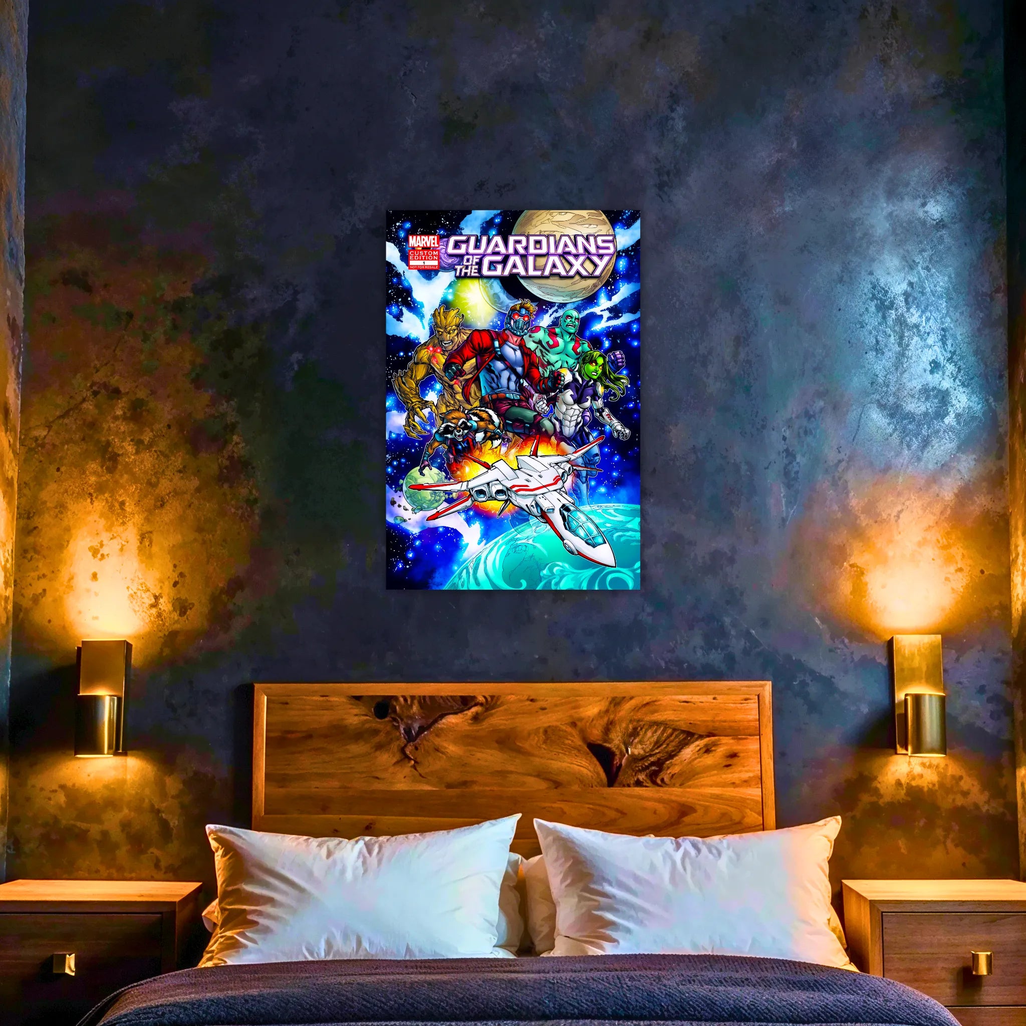 Tableau Marvel Les Gardiens De La Galaxie Affiche Comics