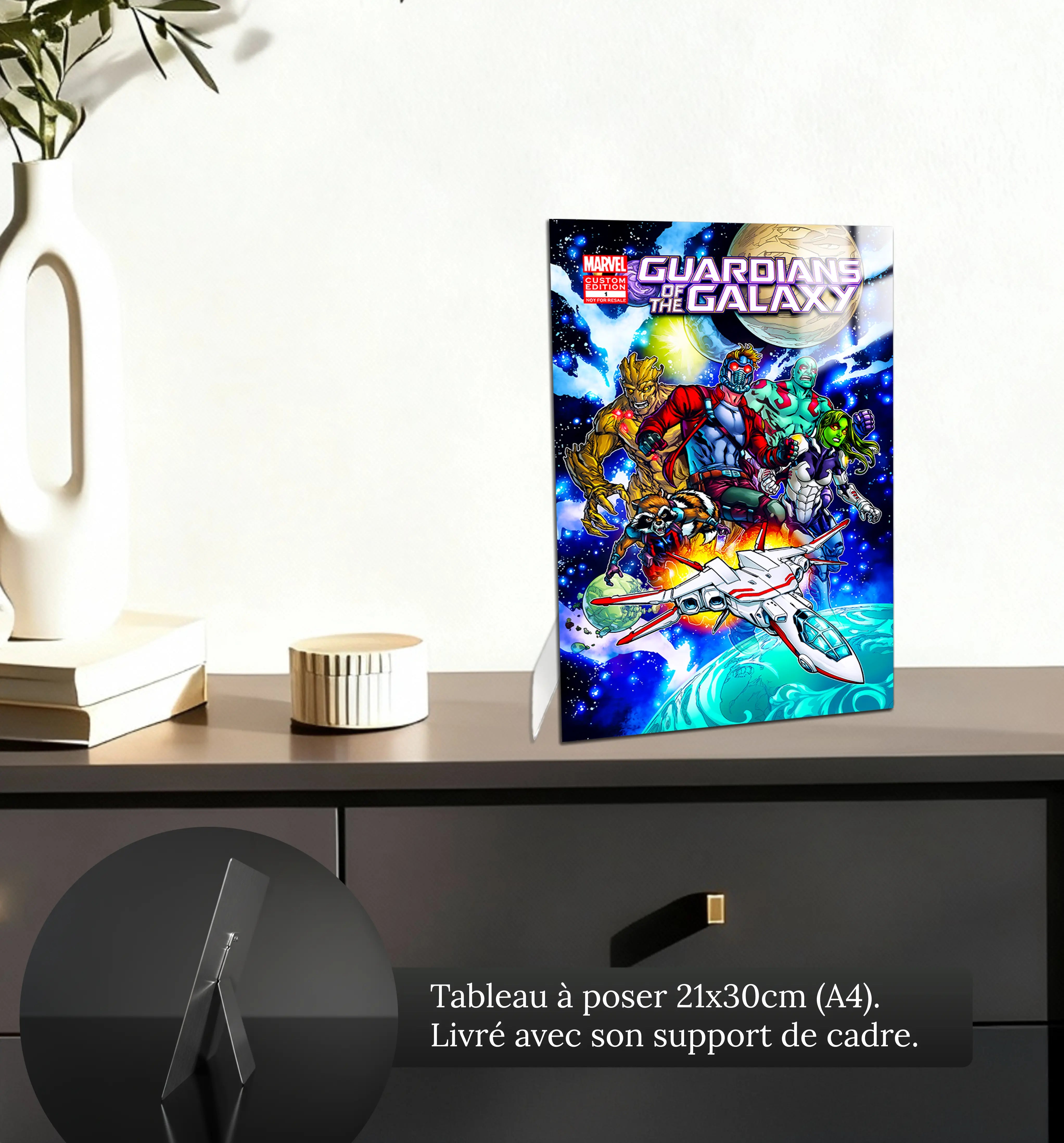 tableau-marvel-les-gardiens-de-la-galaxie-affiche-comics-petit-format-a-poser-sur-meuble | DreamWay