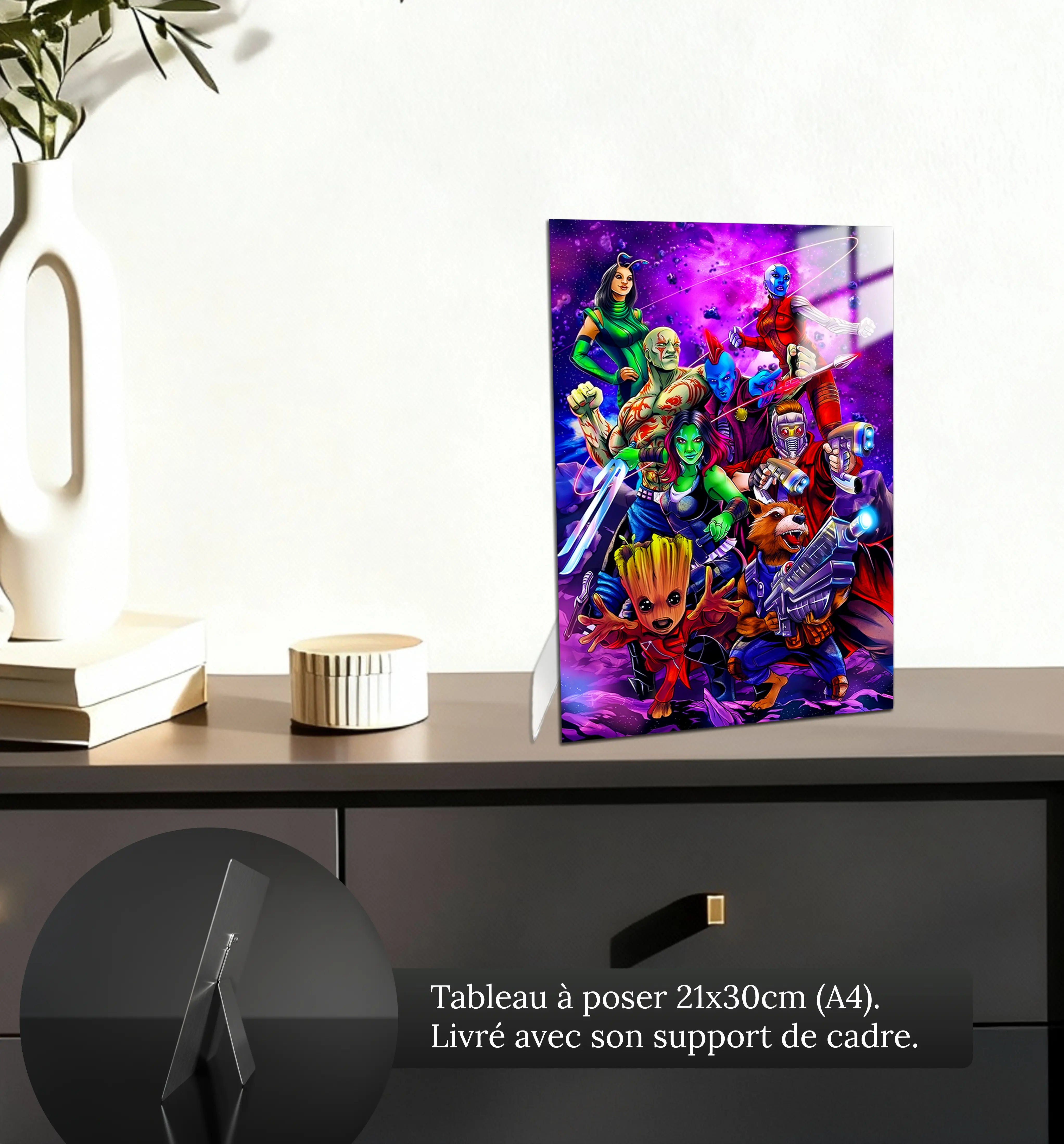 tableau-marvel-les-gardiens-de-la-galaxie-heros-petit-format-a-poser-sur-meuble | DreamWay