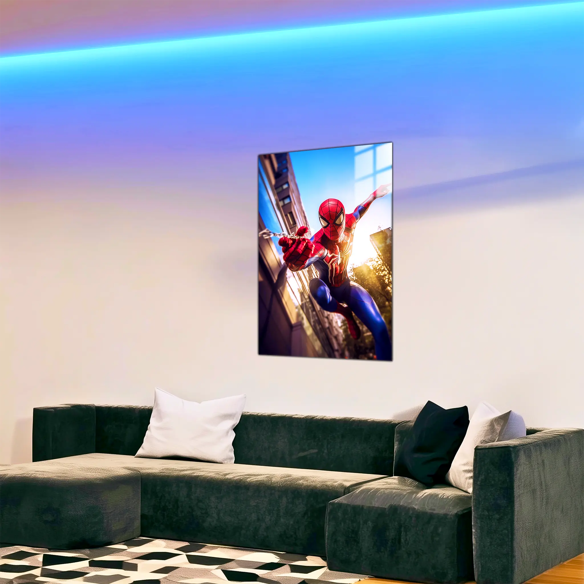 tableau-marvel-spiderman-dans-le-salon | DreamWay