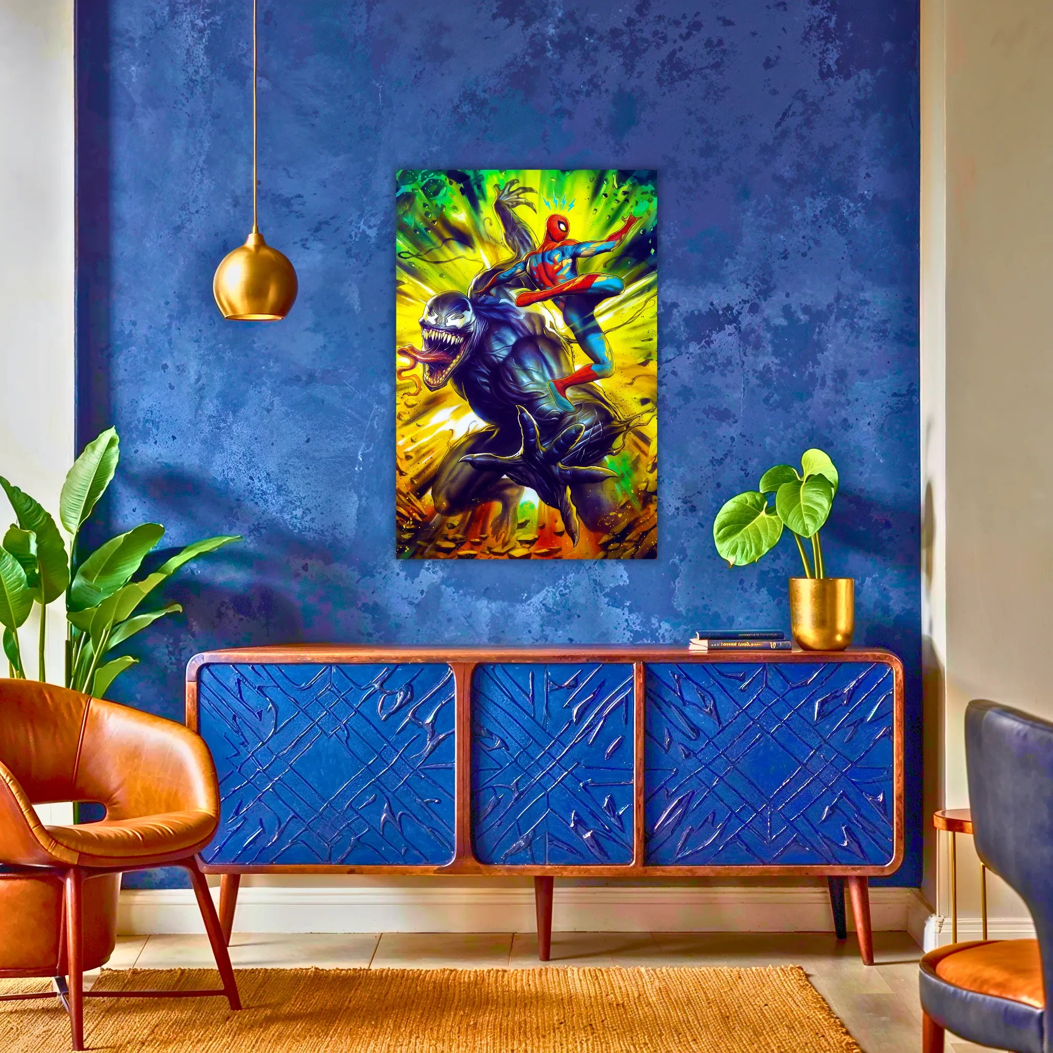 Tableau Marvel Spiderman et Venom