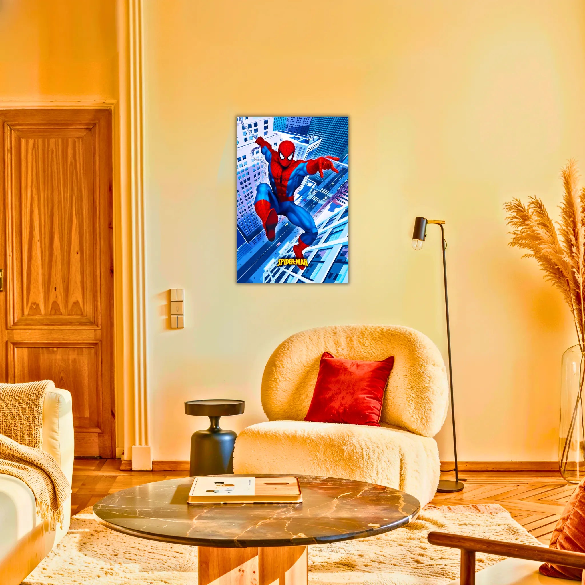 Tableau Marvel Spiderman Ville