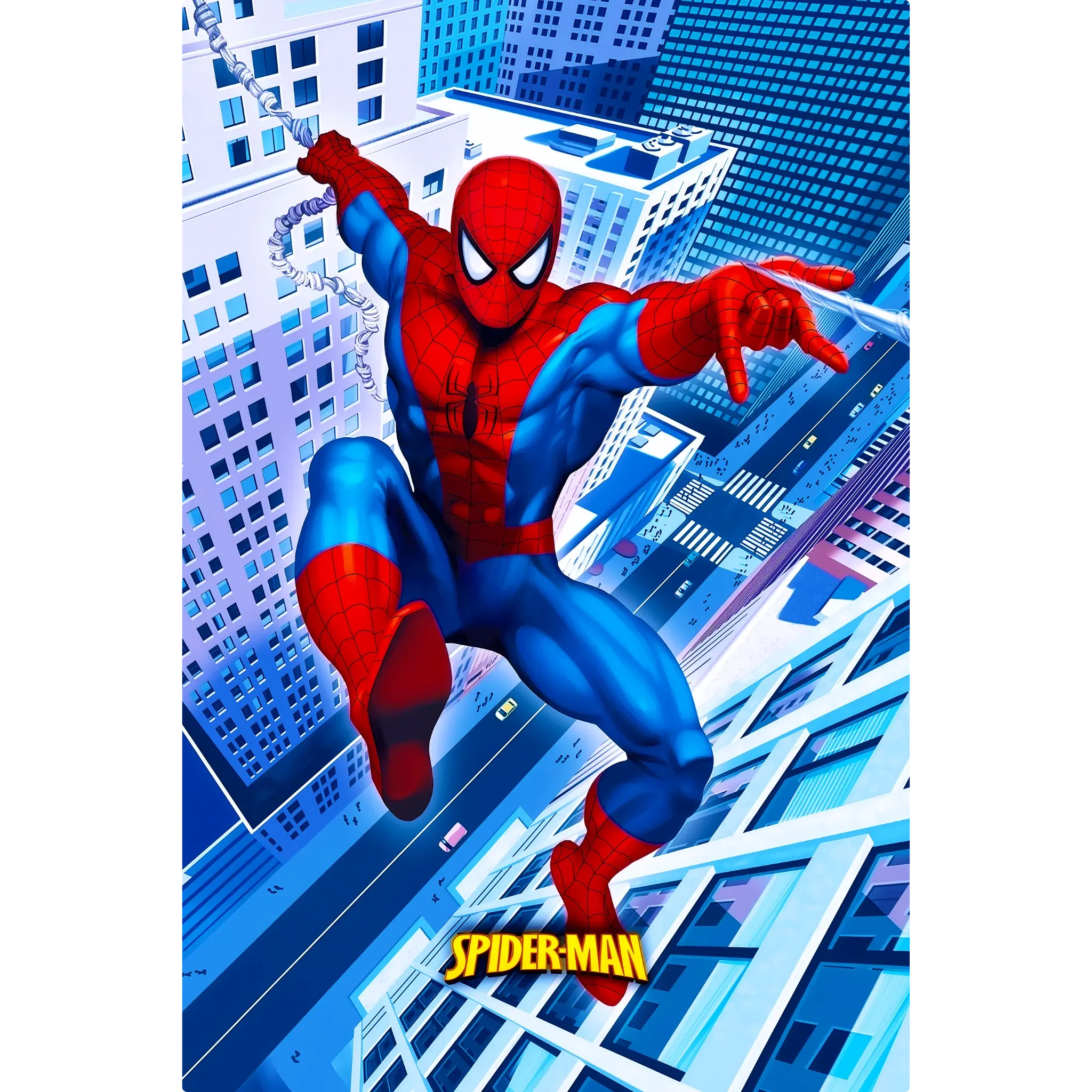 Tableau Marvel Spiderman Ville