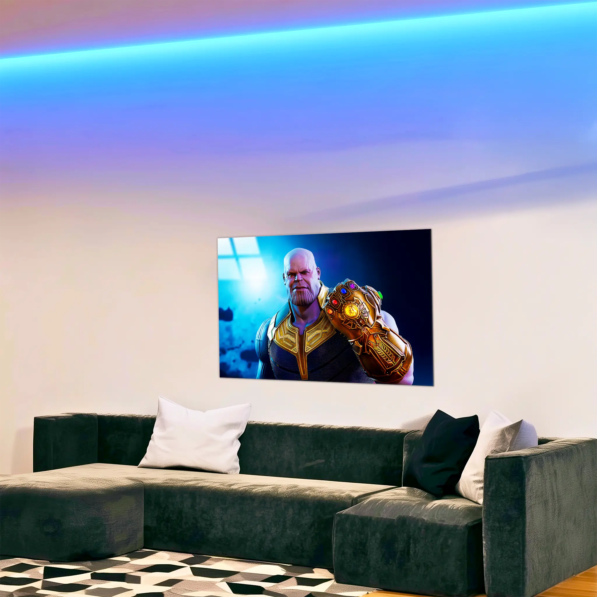 tableau-marvel-thanos-dans-le-salon | DreamWay