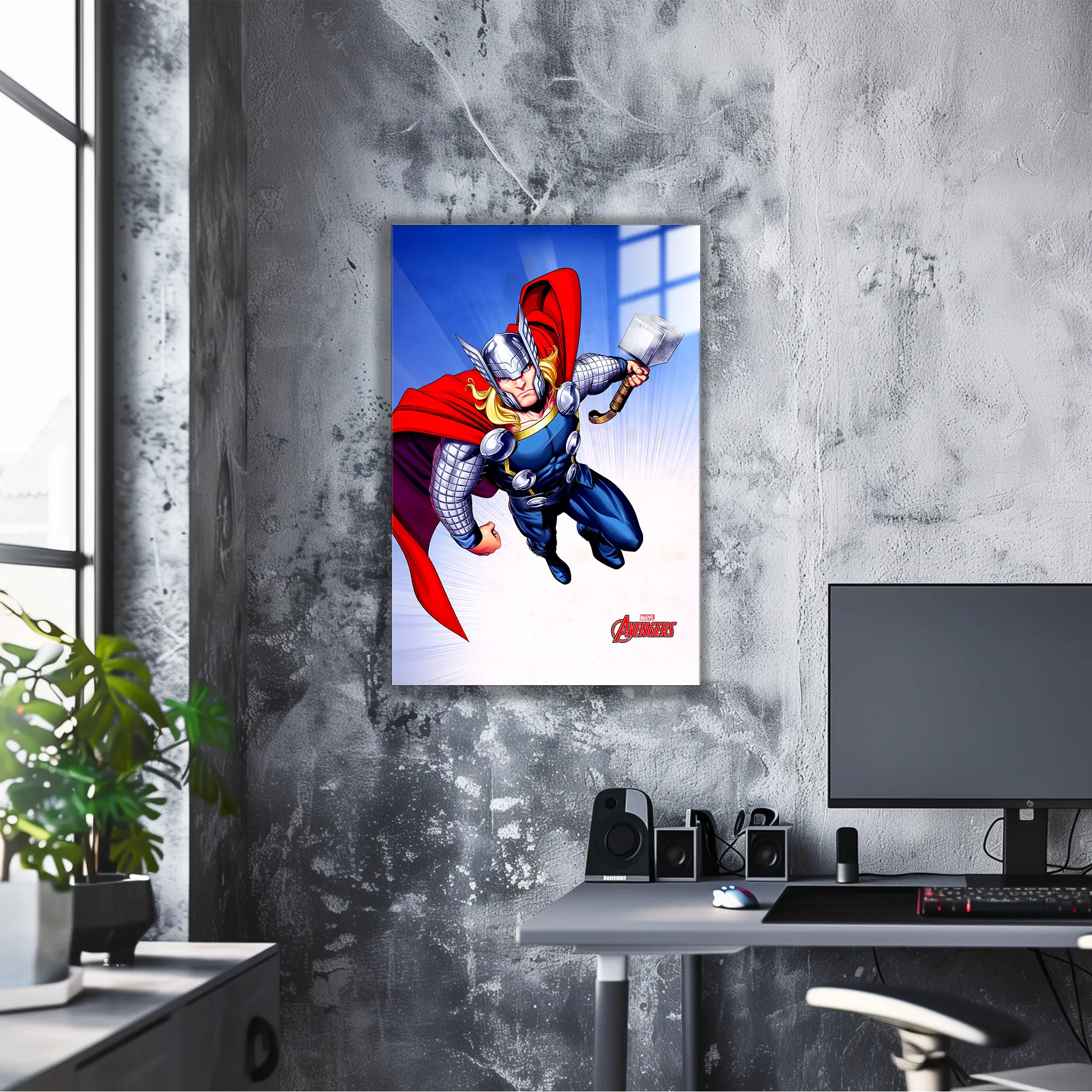 tableau-marvel-thor-dans-le-bureau | DreamWay