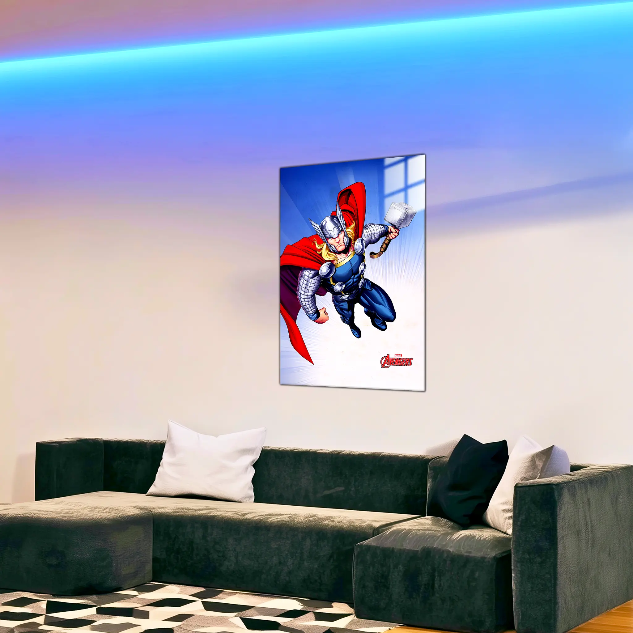 tableau-marvel-thor-dans-le-salon | DreamWay