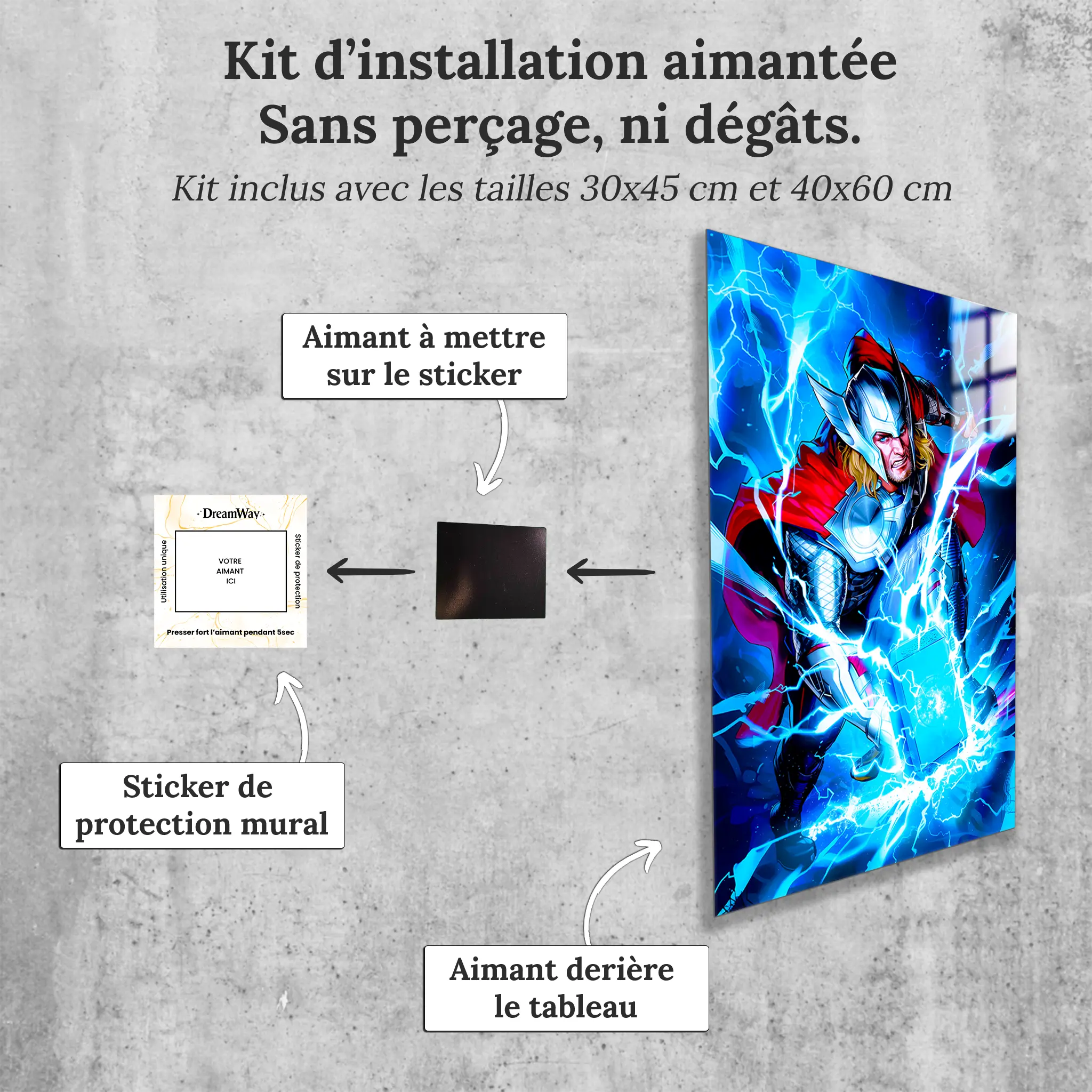 Tableau Thor Frappe Eclair | DreamWay