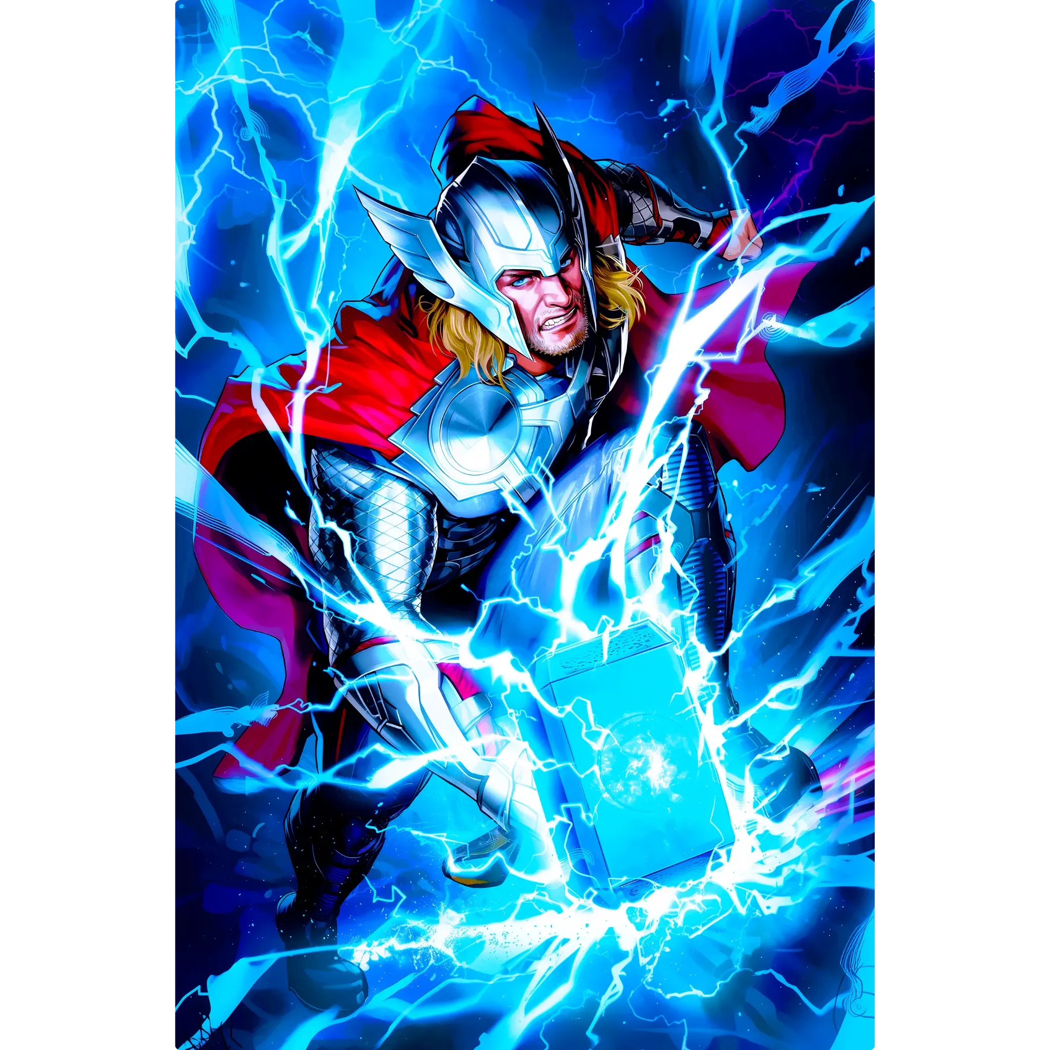 Tableau Marvel Thor Frappe Éclair