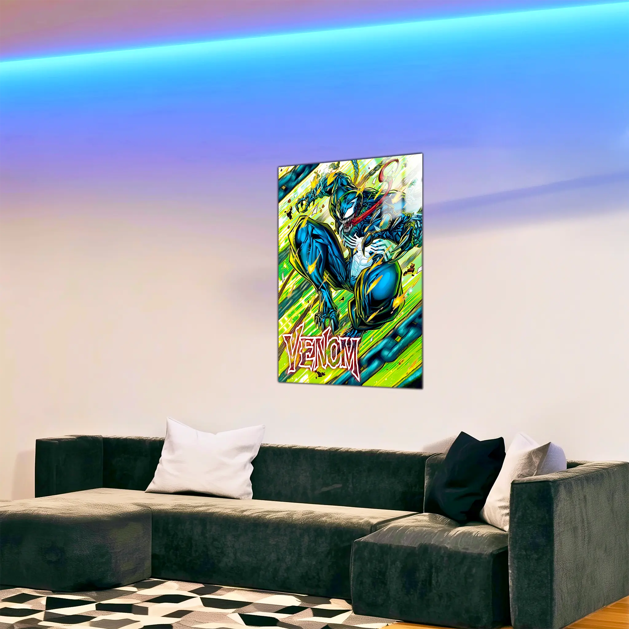 tableau-marvel-venom-bd-comics-dans-le-salon | DreamWay