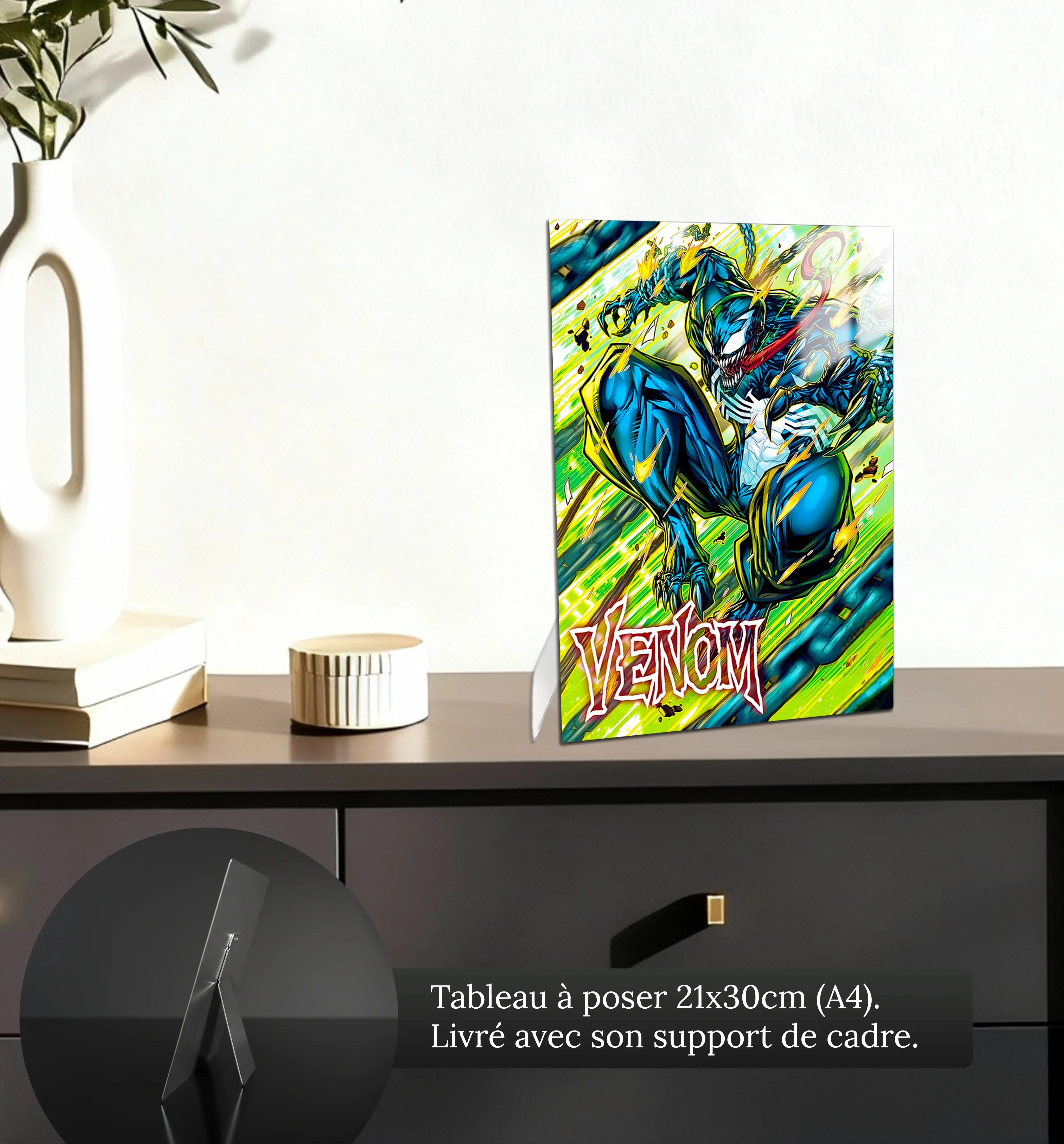tableau-marvel-venom-bd-comics-petit-format-a-poser-sur-meuble | DreamWay