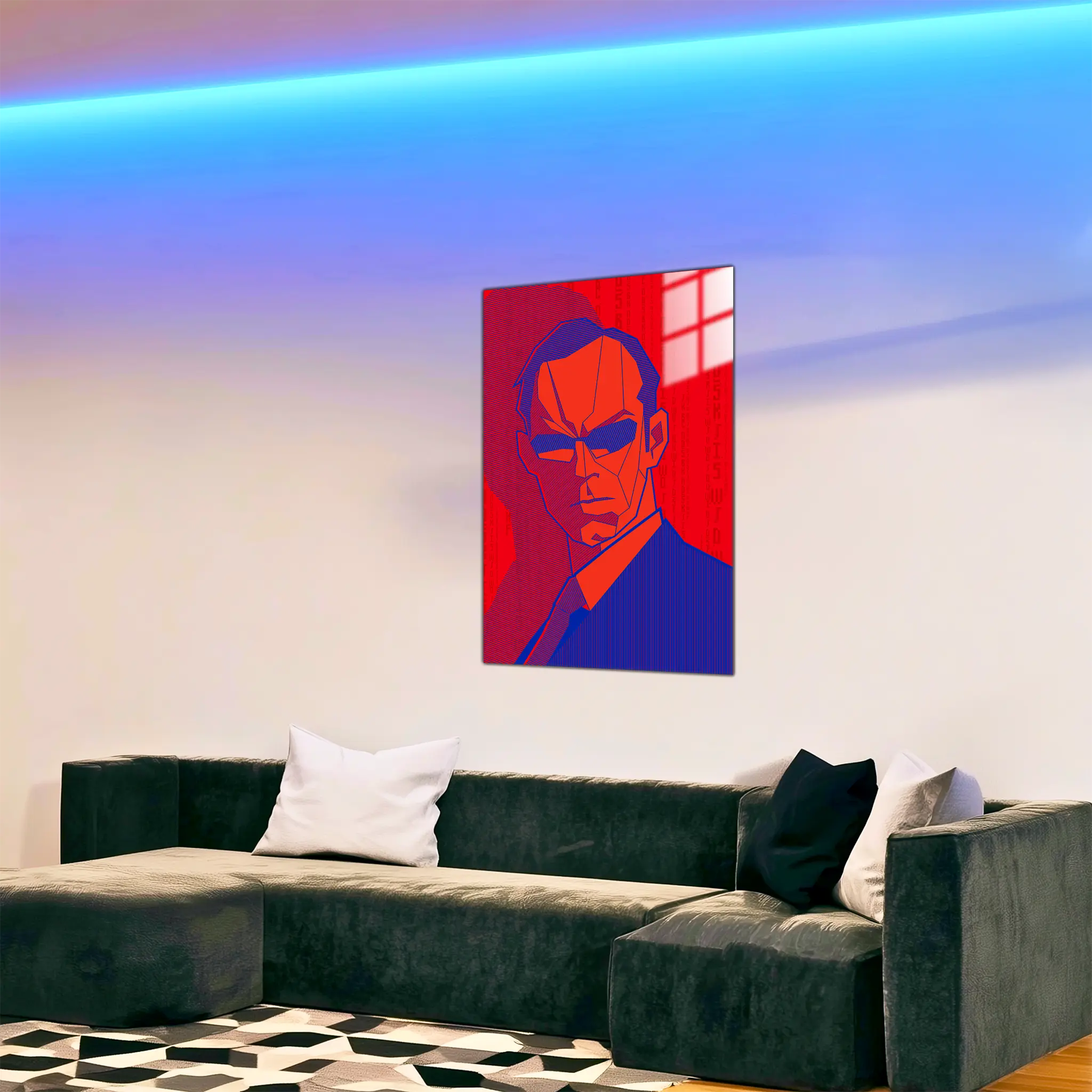 tableau-matrix-agent-smith-dans-le-salon | DreamWay