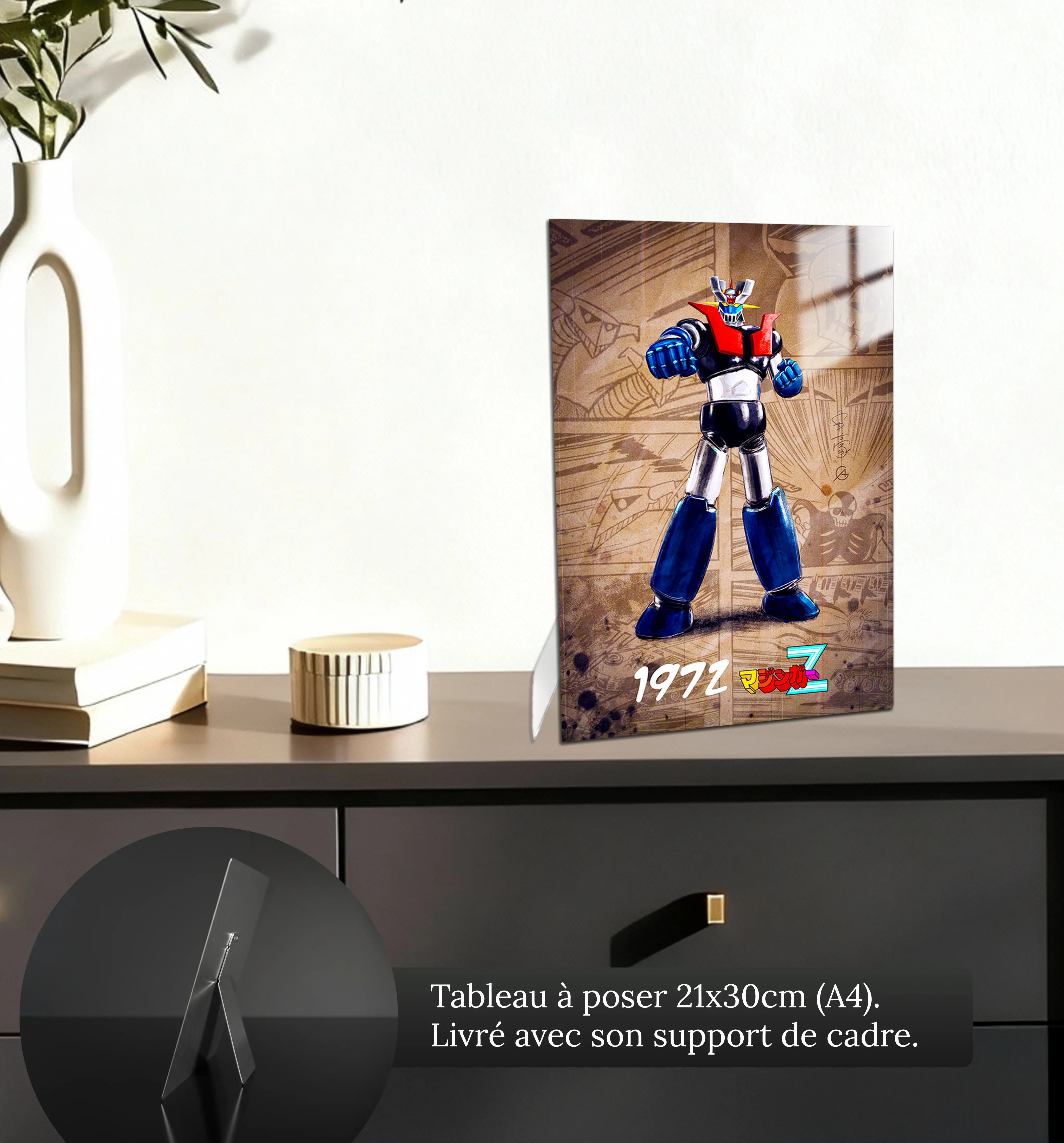 tableau-mazinger-z-1972-bd-petit-format-a-poser-sur-meuble | DreamWay