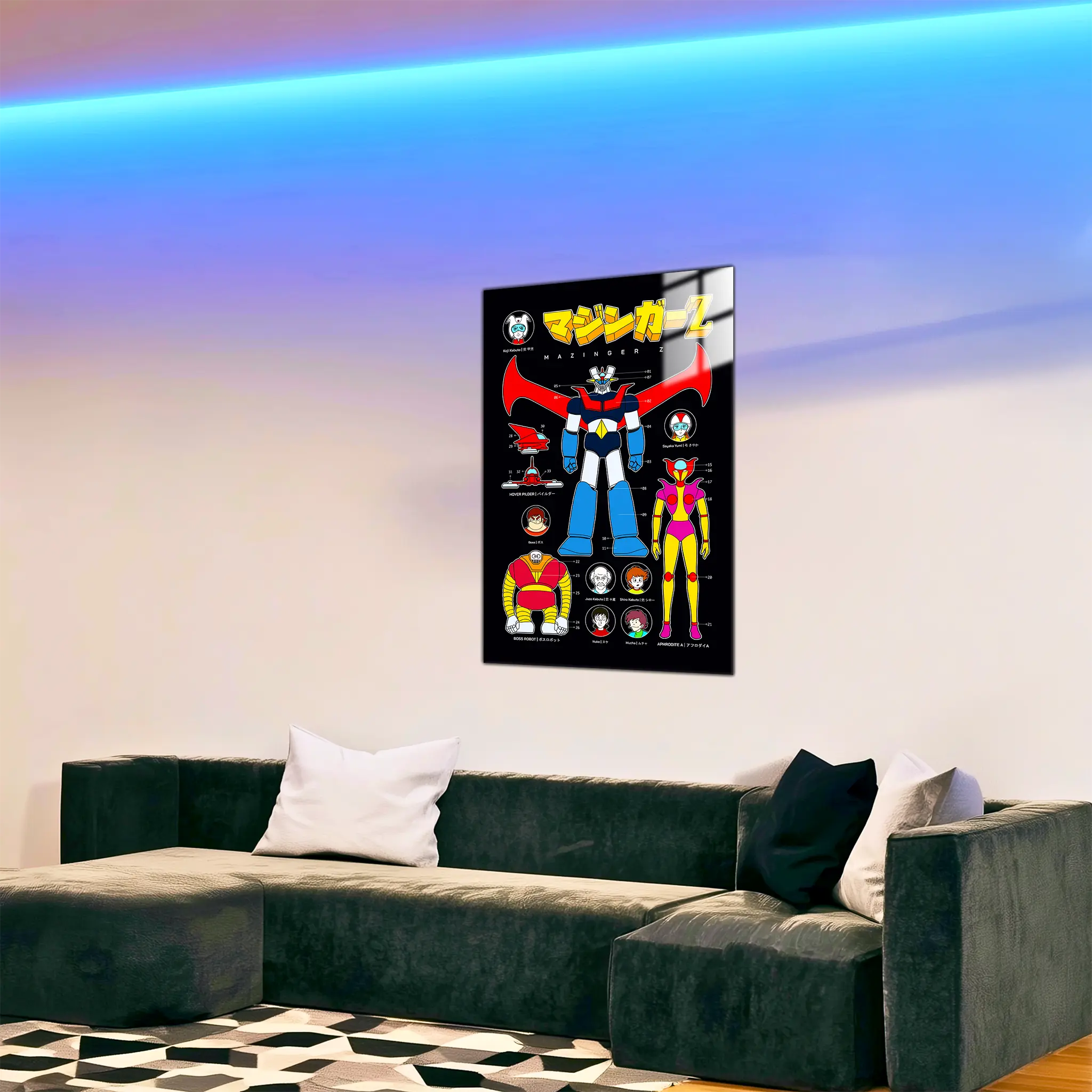 tableau-mazinger-z-affiche-dans-le-salon | DreamWay