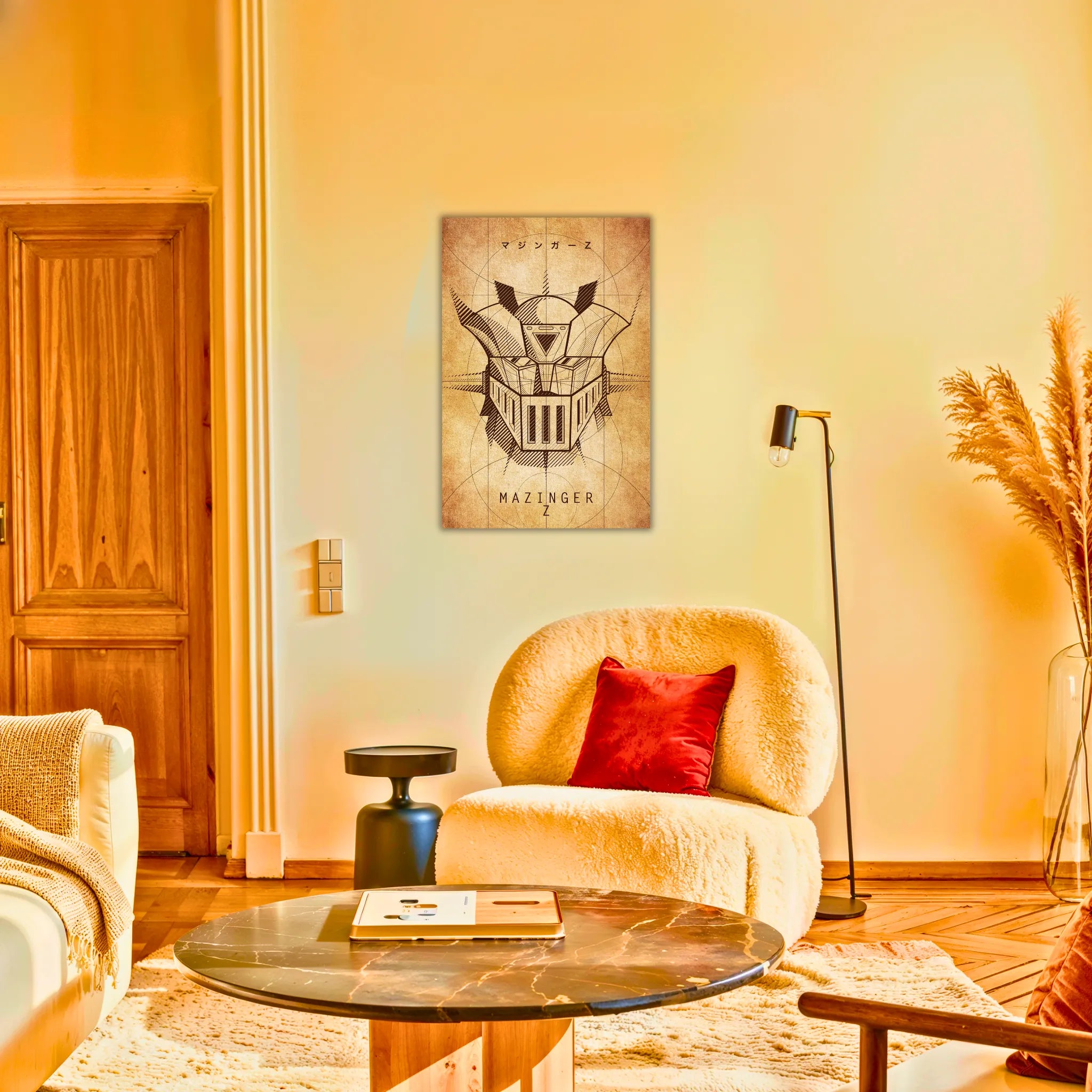 Tableau Mazinger Z Affiche Rétro