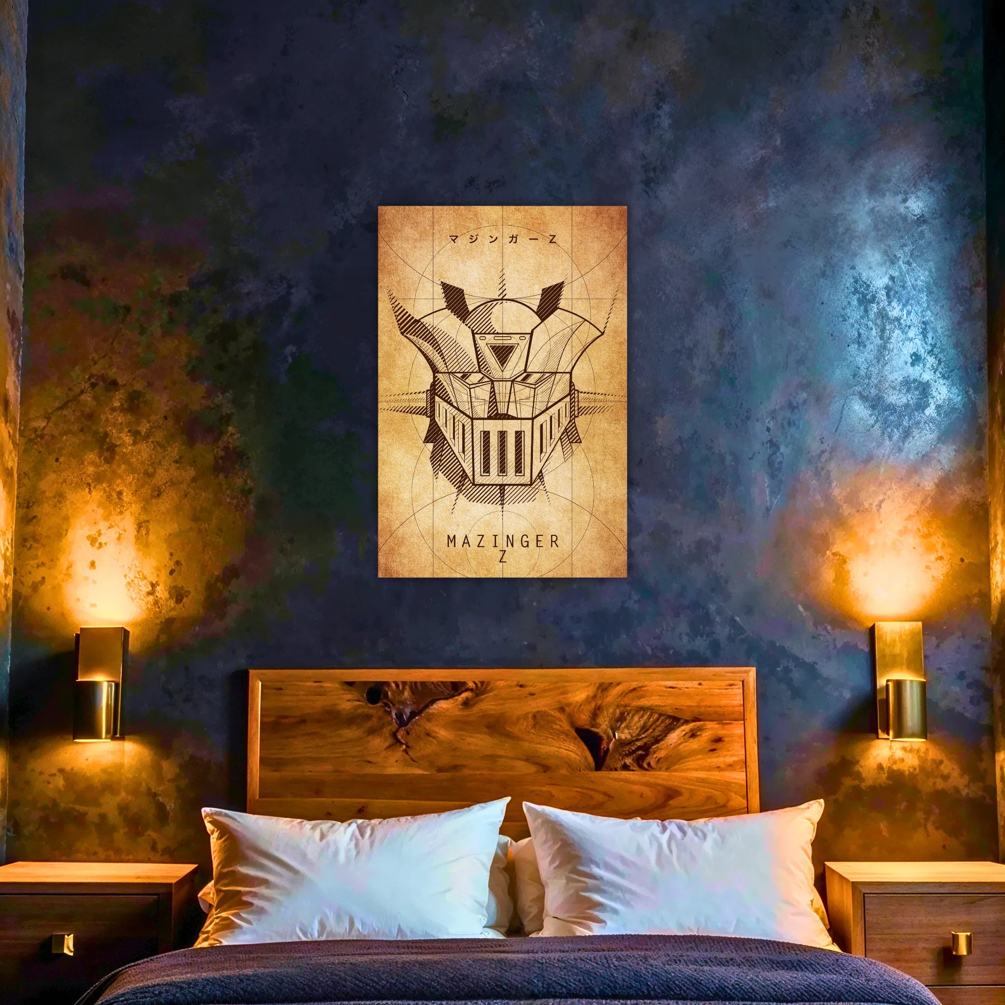 Tableau Mazinger Z Affiche Rétro