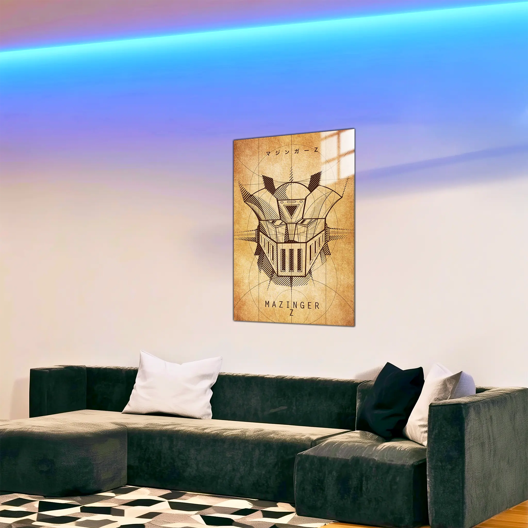 tableau-mazinger-z-affiche-retro-dans-le-salon | DreamWay