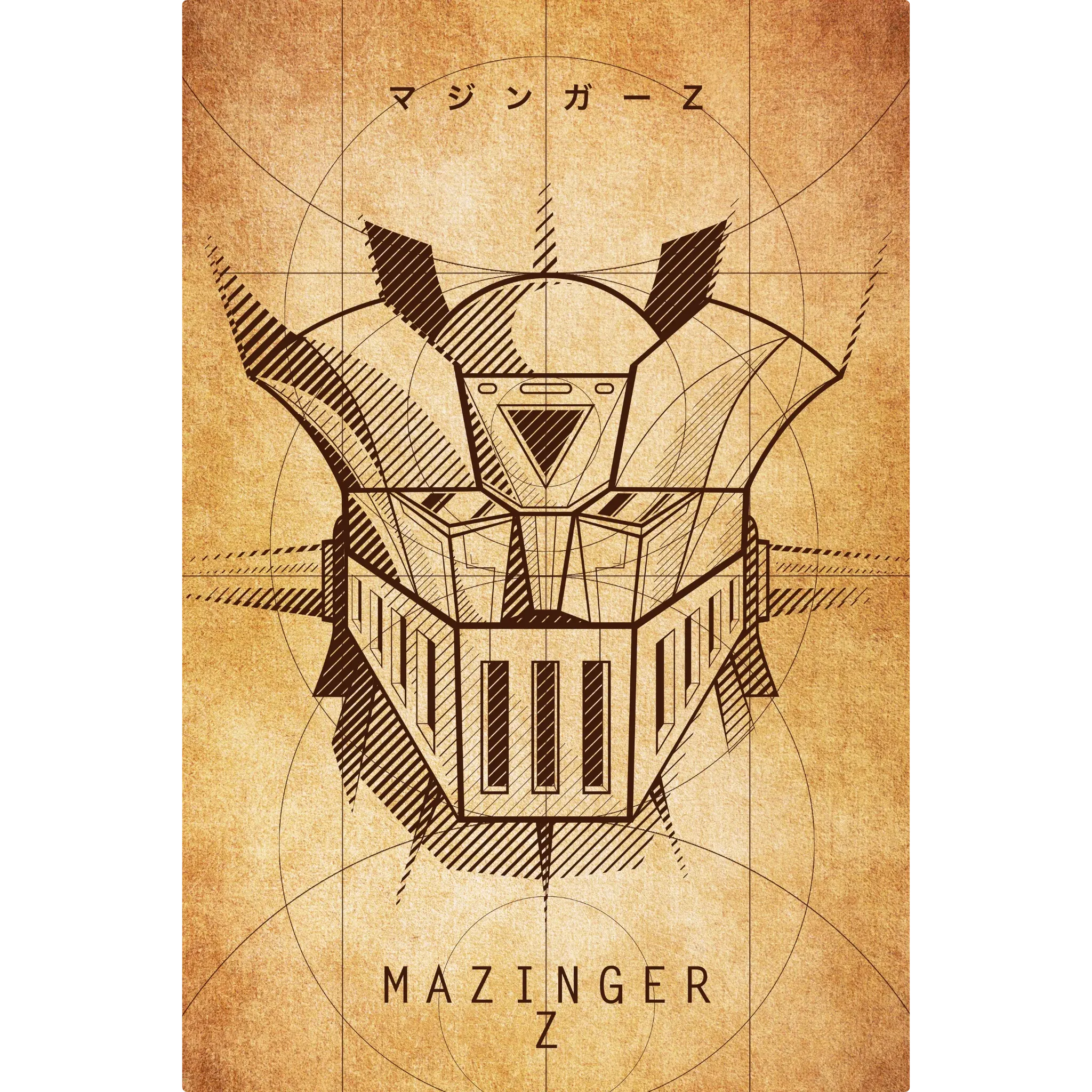 Tableau Mazinger Z Affiche Rétro