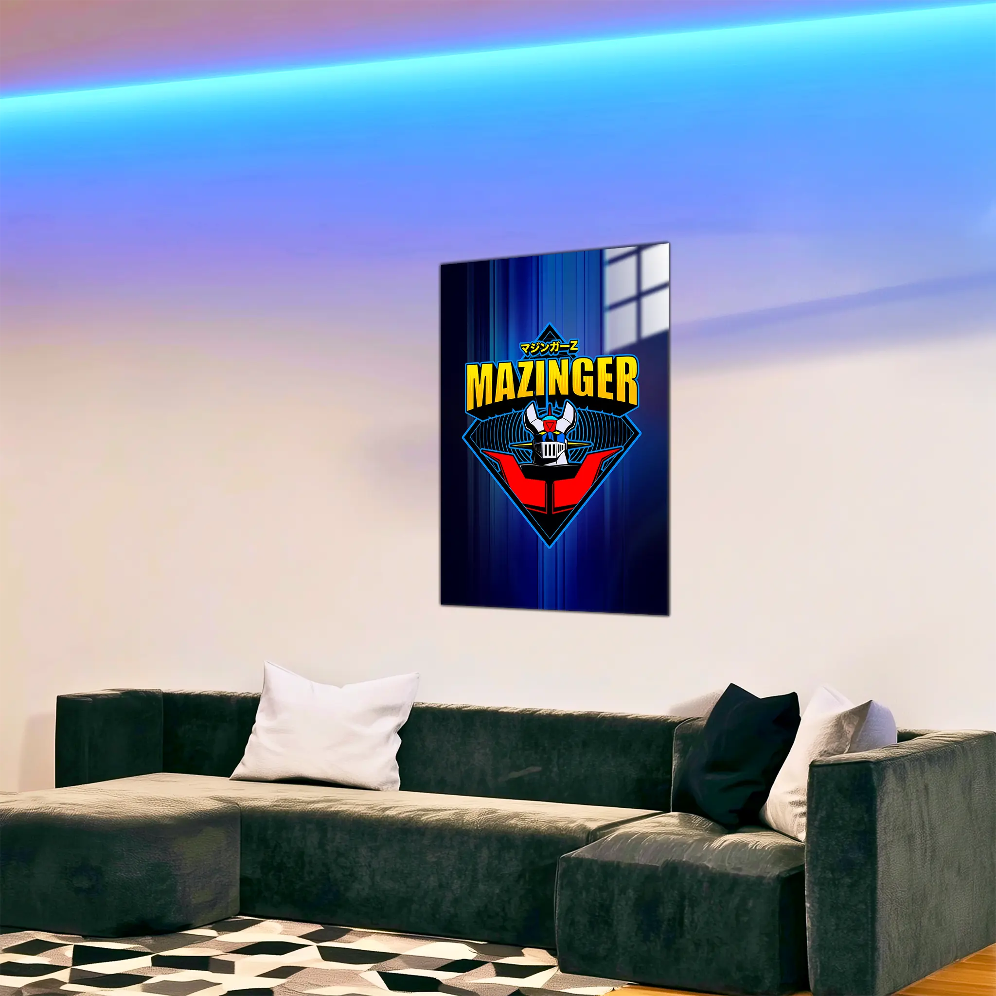 tableau-mazinger-z-logo-dans-le-salon | DreamWay