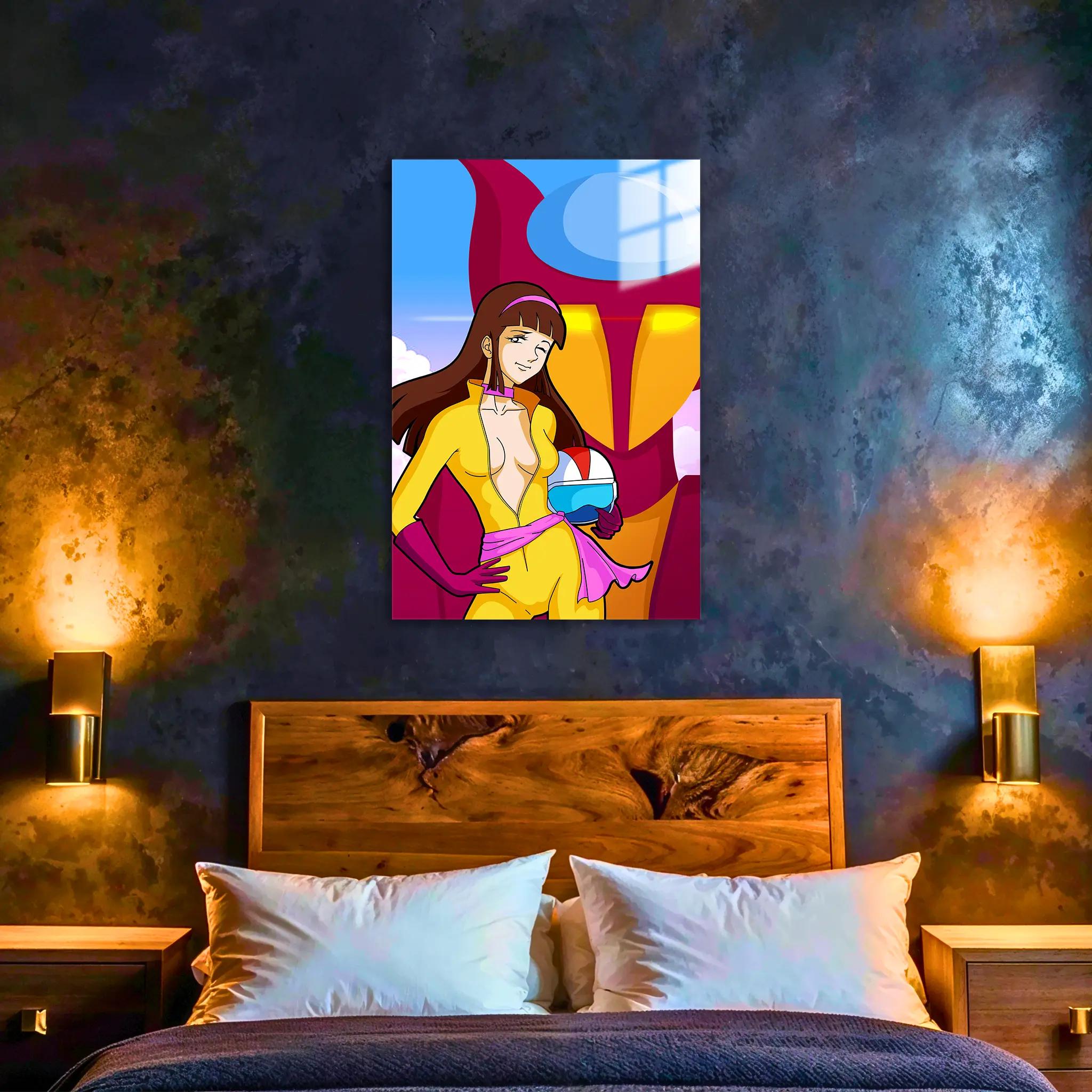 tableau-mazinger-z-sayaka-dans-la-chambre | DreamWay