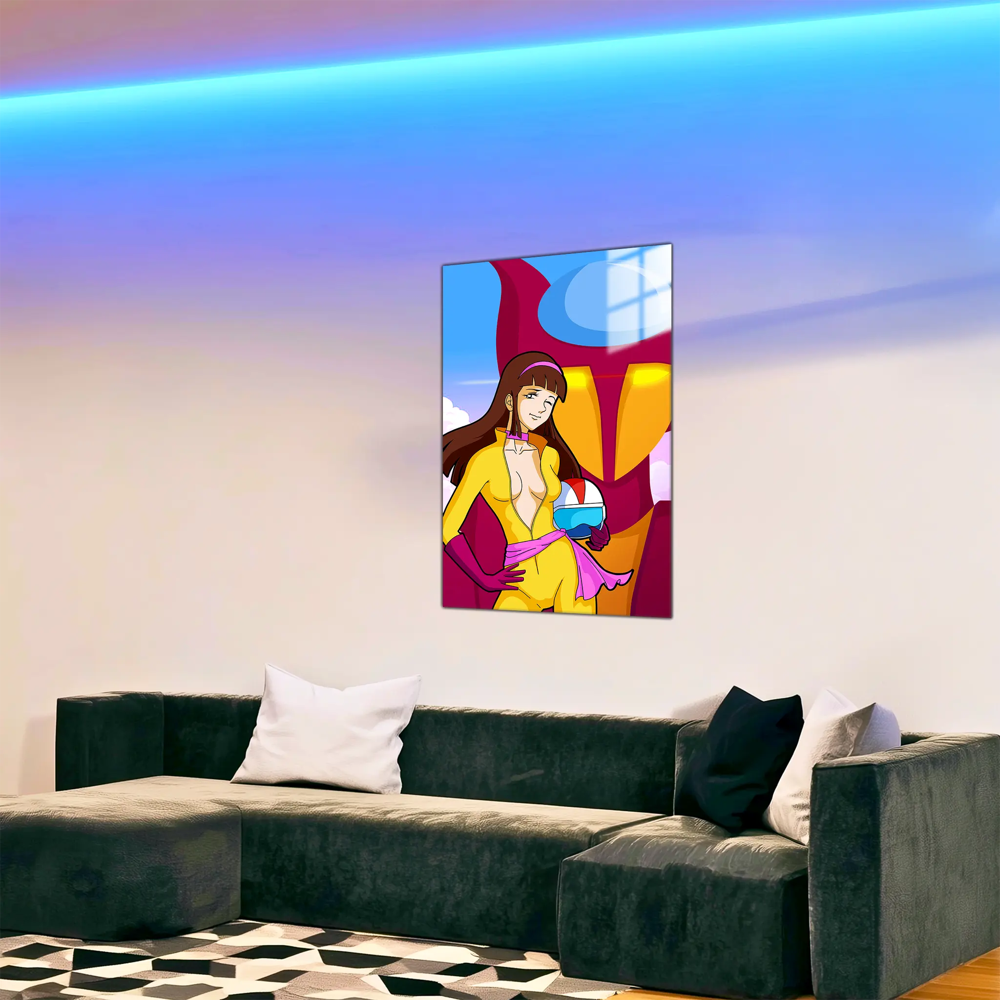 tableau-mazinger-z-sayaka-dans-le-salon | DreamWay