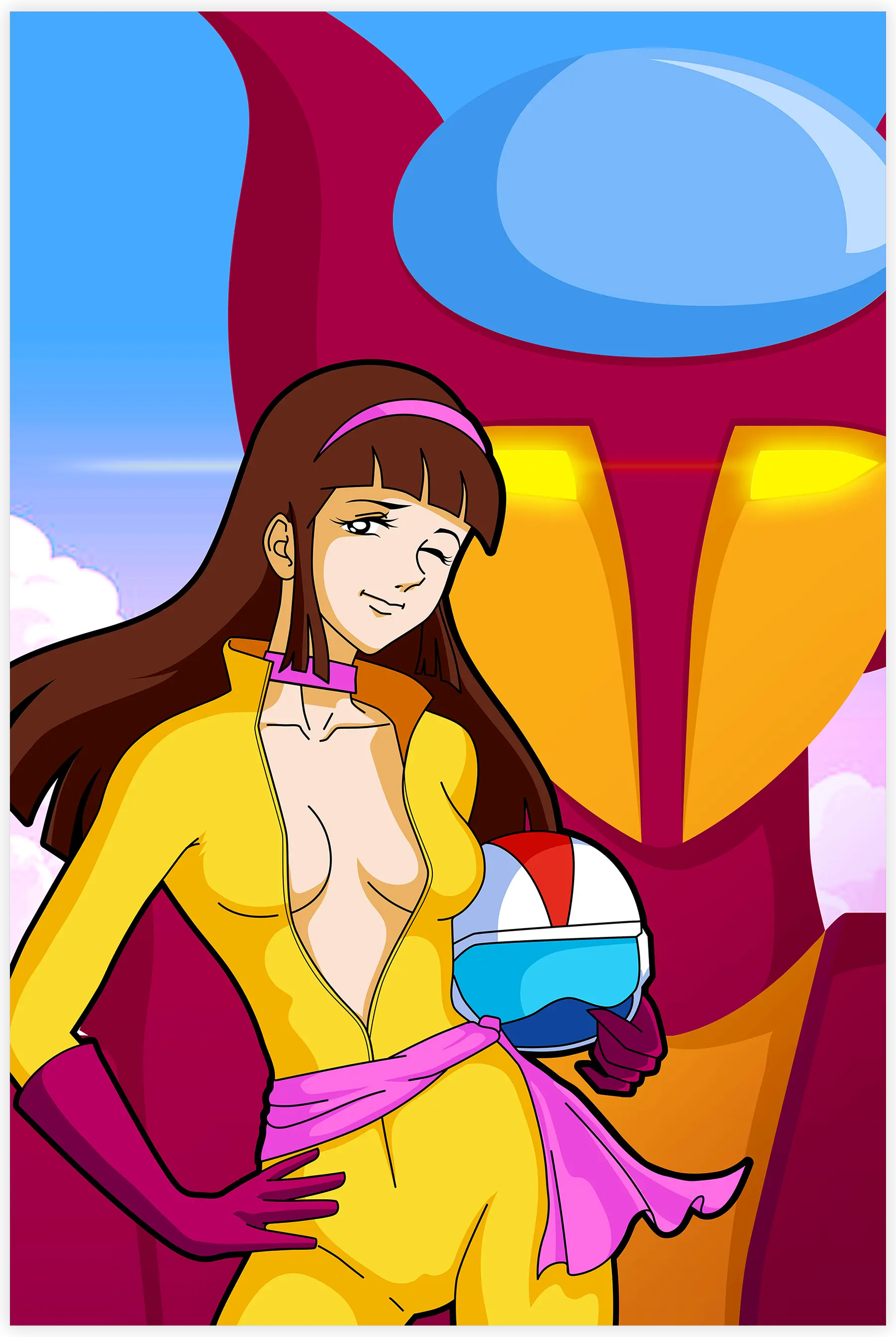 Tableau Mazinger Z Sayaka