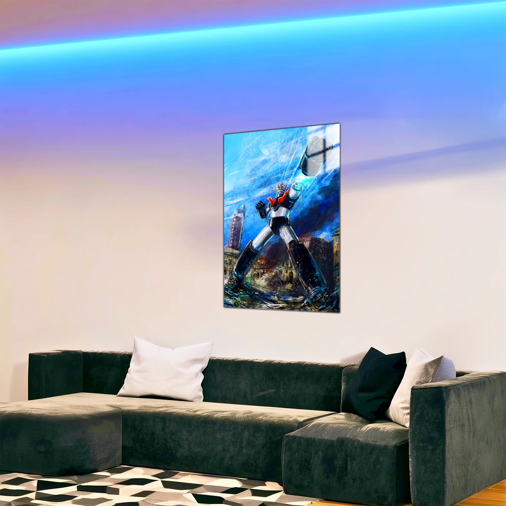 tableau-mazinger-z-turin-dans-le-salon | DreamWay