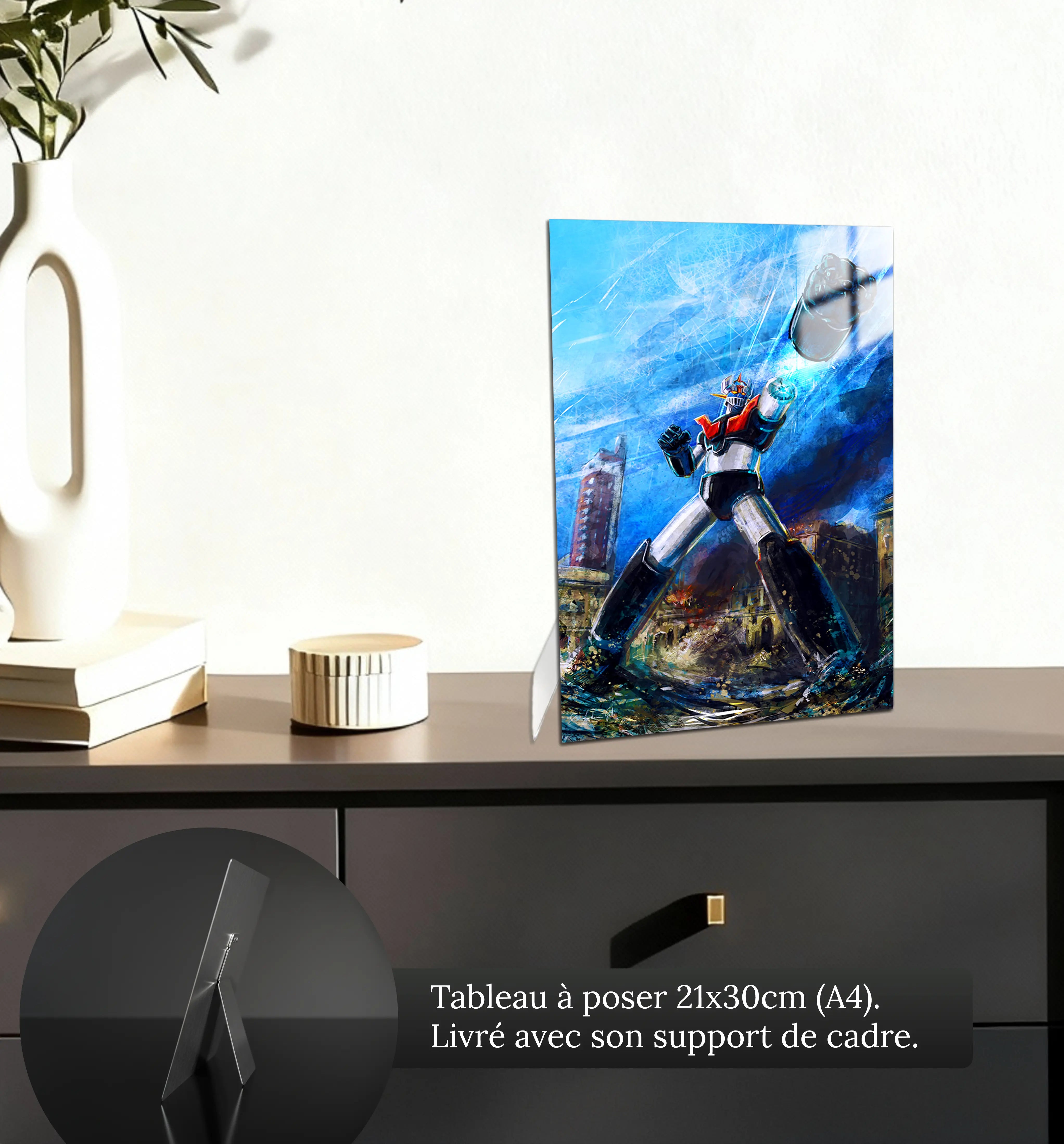 tableau-mazinger-z-turin-petit-format-a-poser-sur-meuble | DreamWay