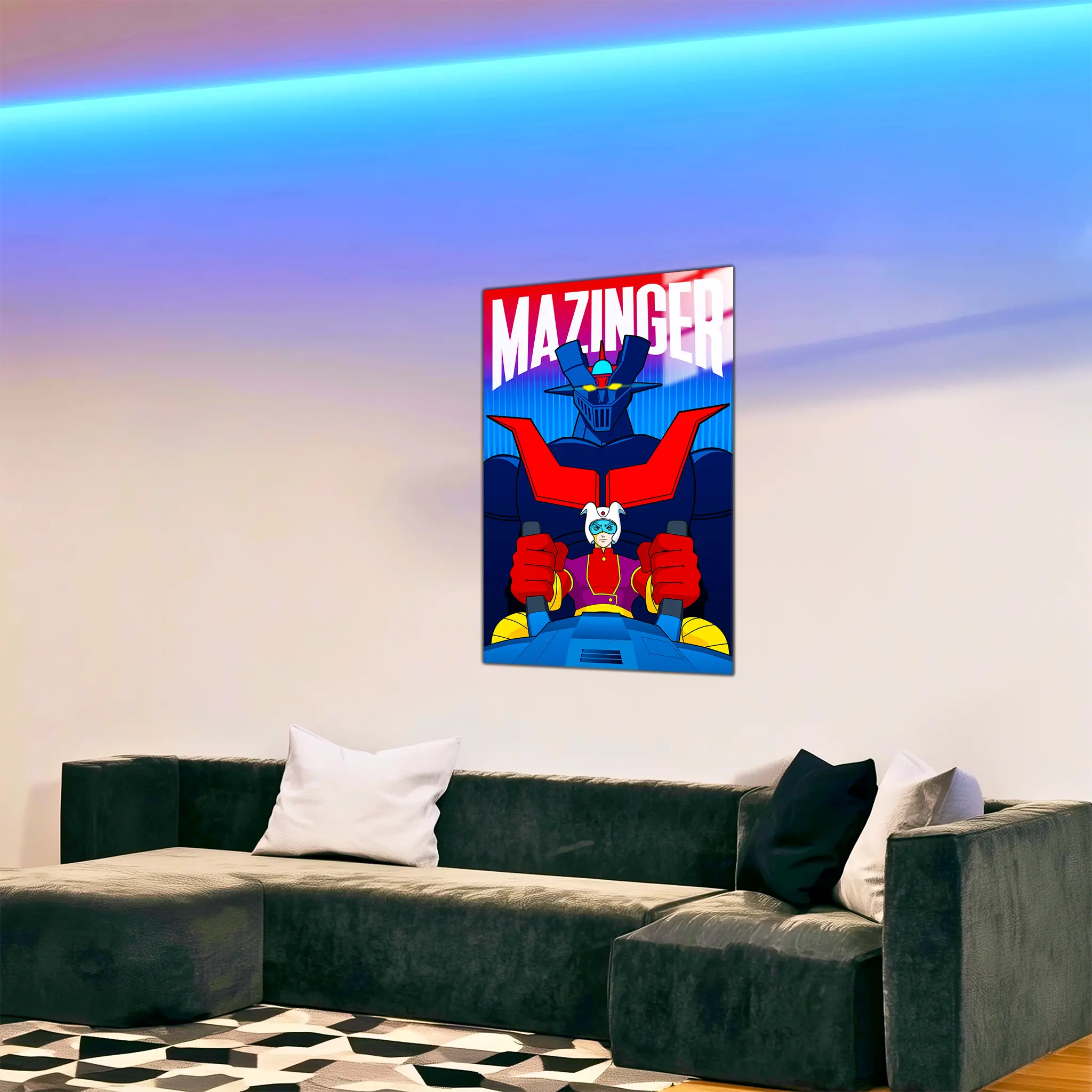 tableau-mazinger-z-vaisseau-dans-le-salon | DreamWay