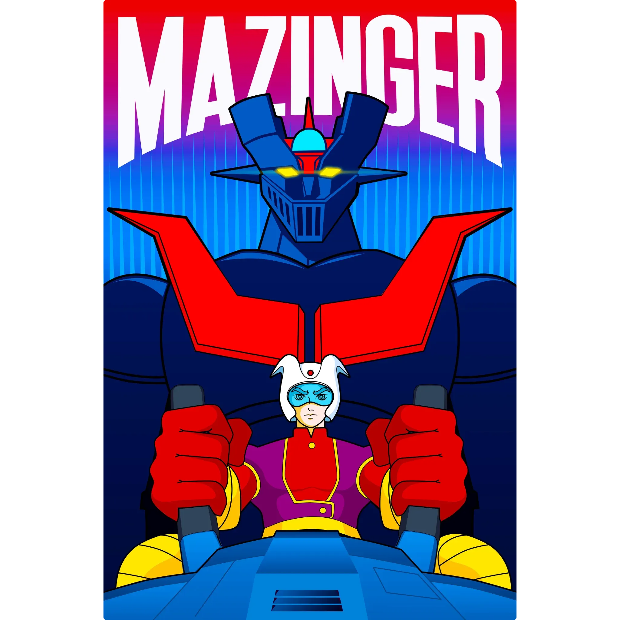 Tableau Mazinger Z Vaisseau