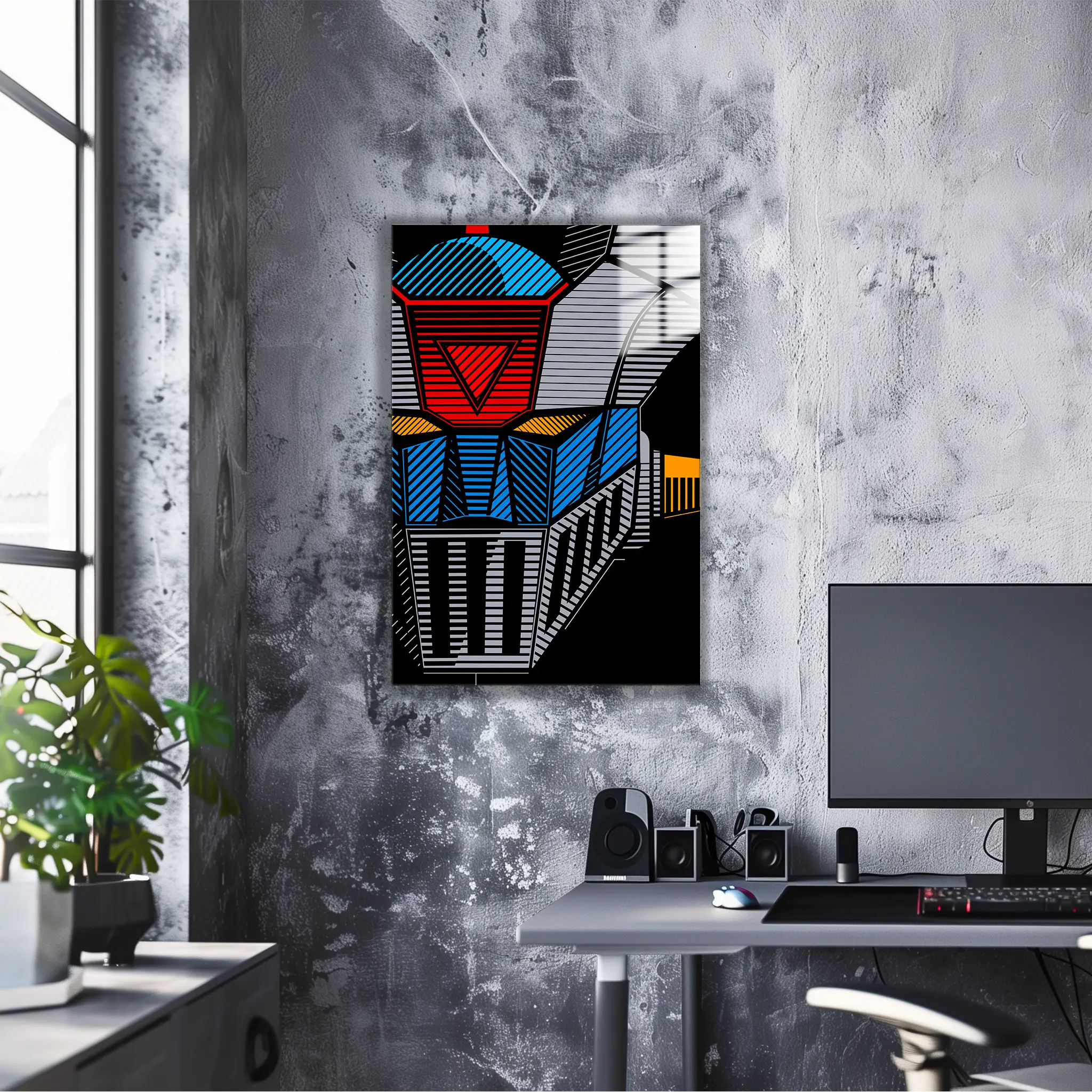 Tableau Mazinger Z Visage
