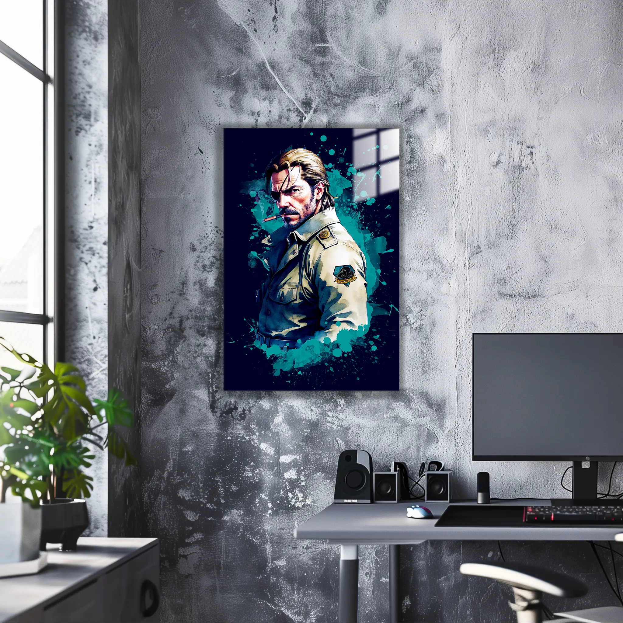 tableau-metal-gear-big-boss-dans-le-bureau | DreamWay