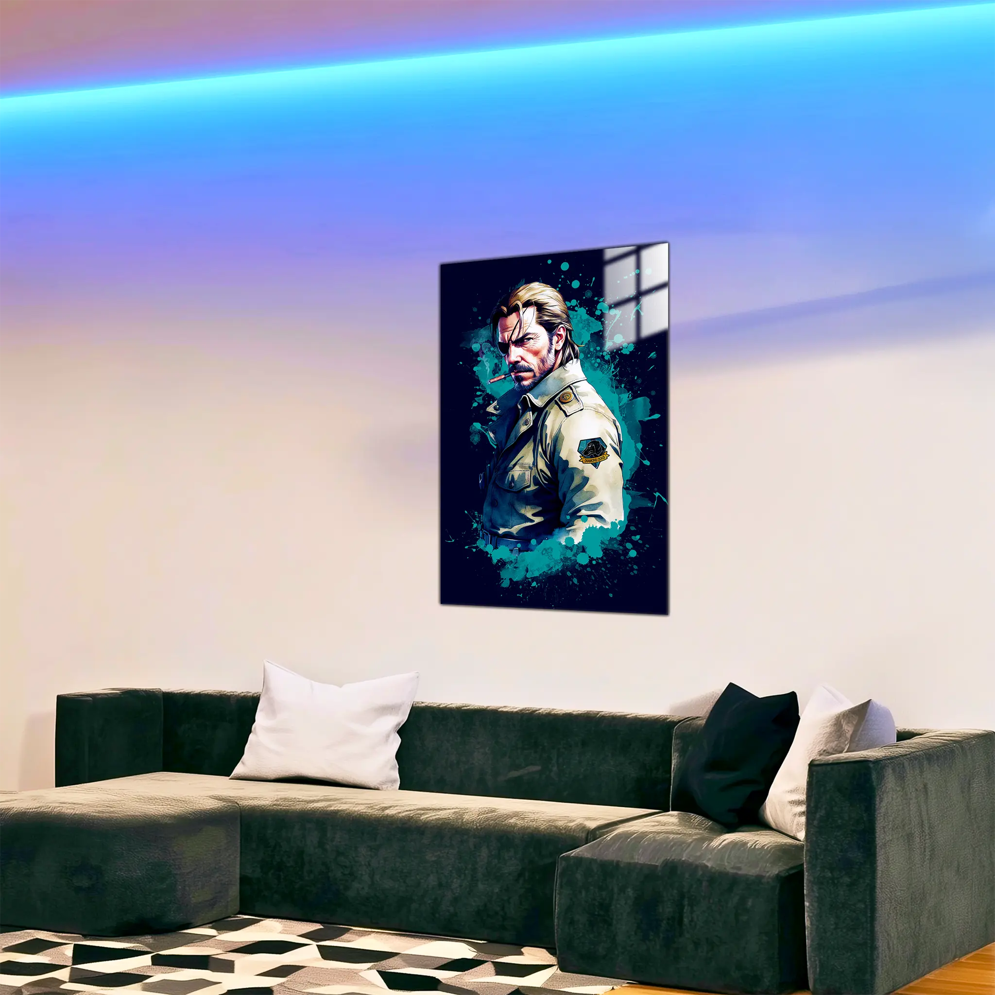 tableau-metal-gear-big-boss-dans-le-salon | DreamWay