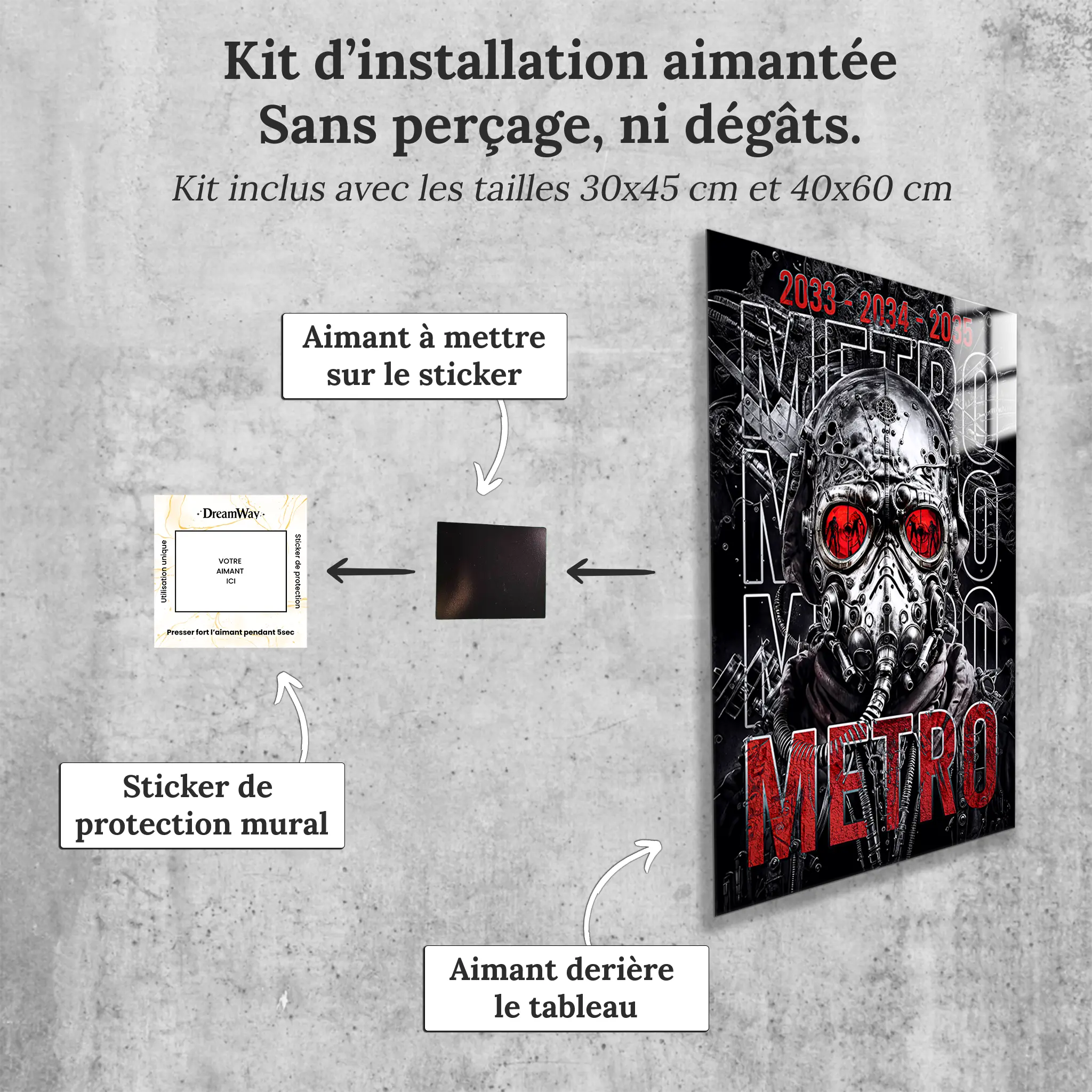 tableau-metro-2033-2034-2035-affiche-avec-installation-aimantee | DreamWay