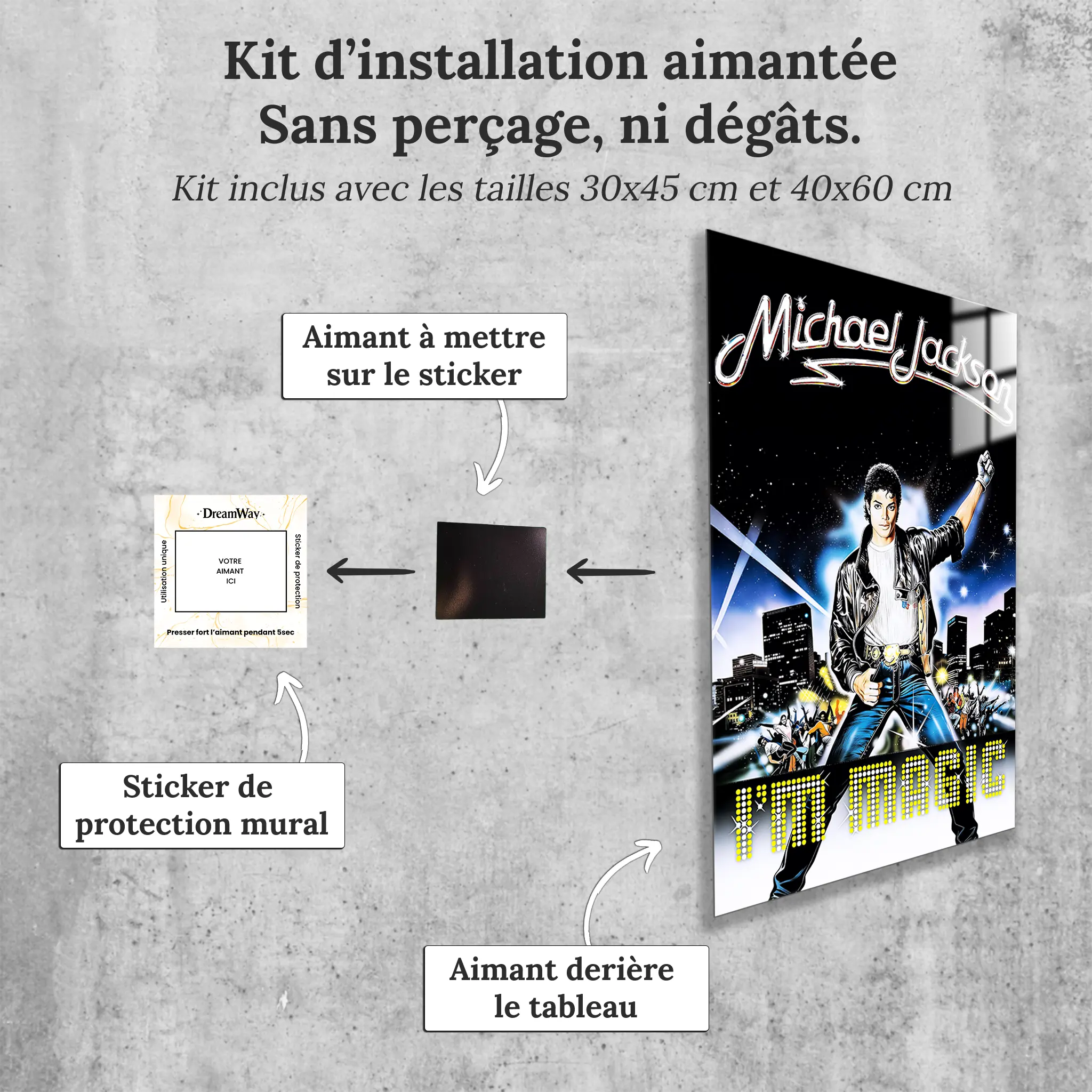 Tableau Michael Jackson King De La Pop