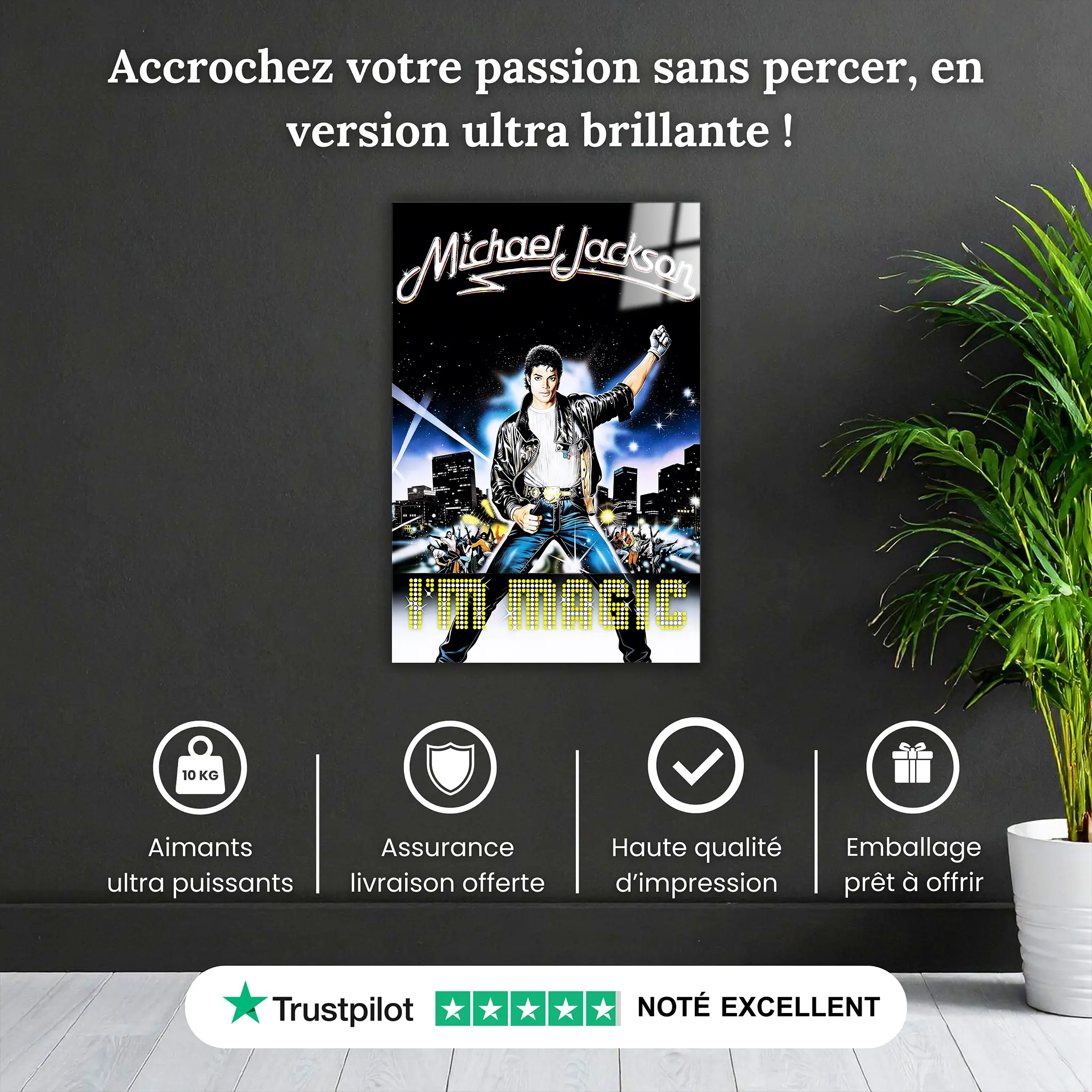 Tableau Michael Jackson King De La Pop