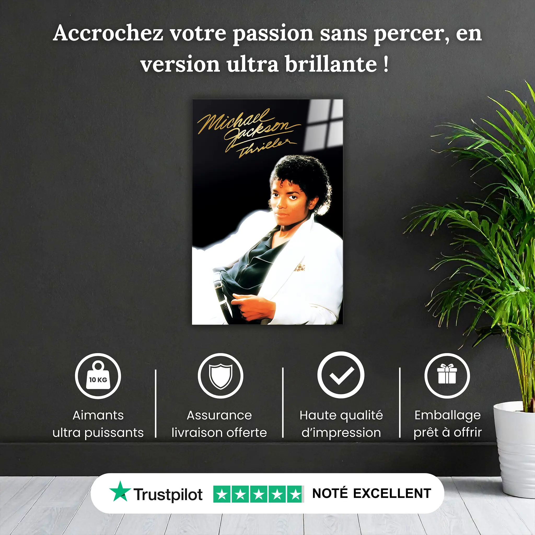 Tableau Michael Jackson Portrait