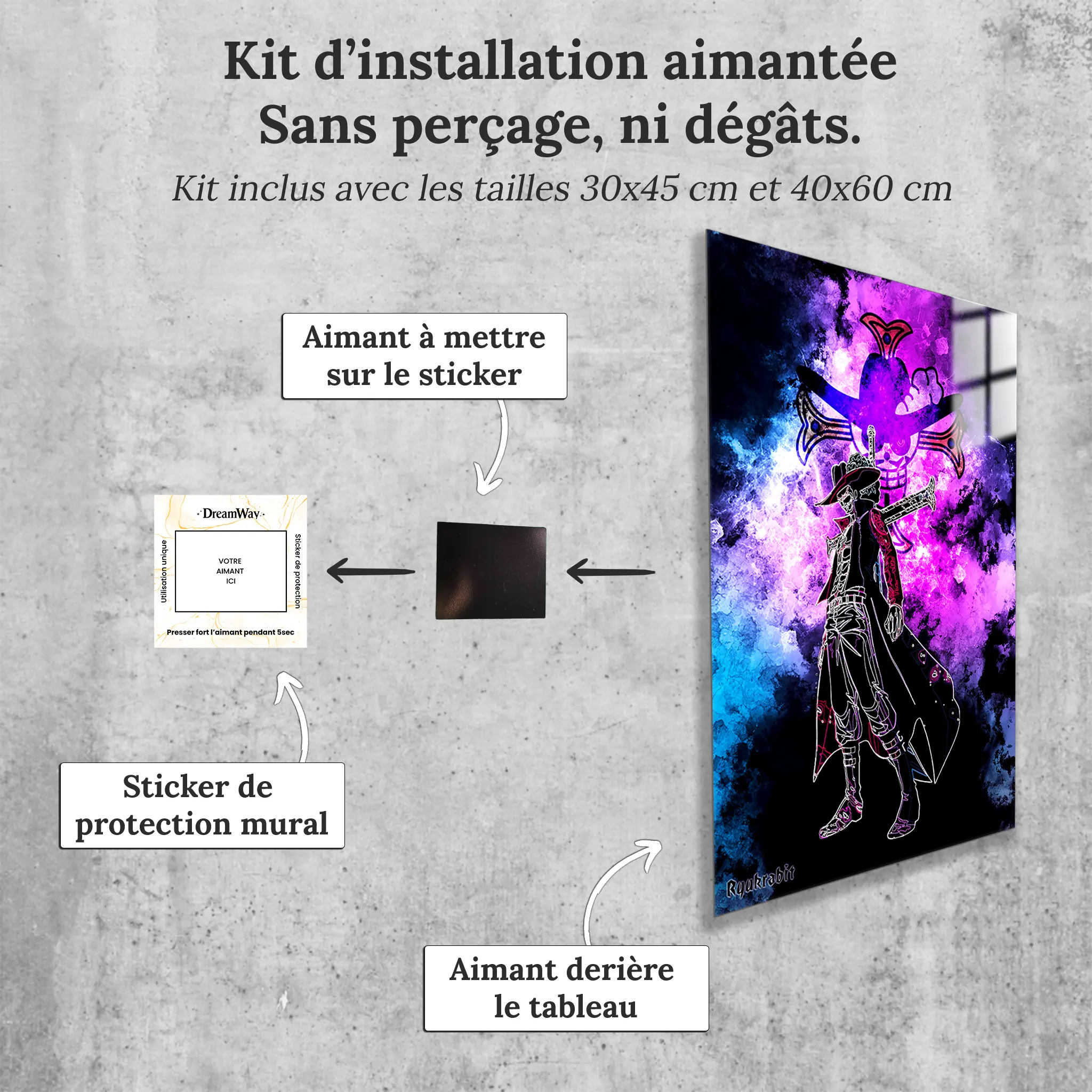 tableau-mihawk-avec-installation-aimantee | DreamWay