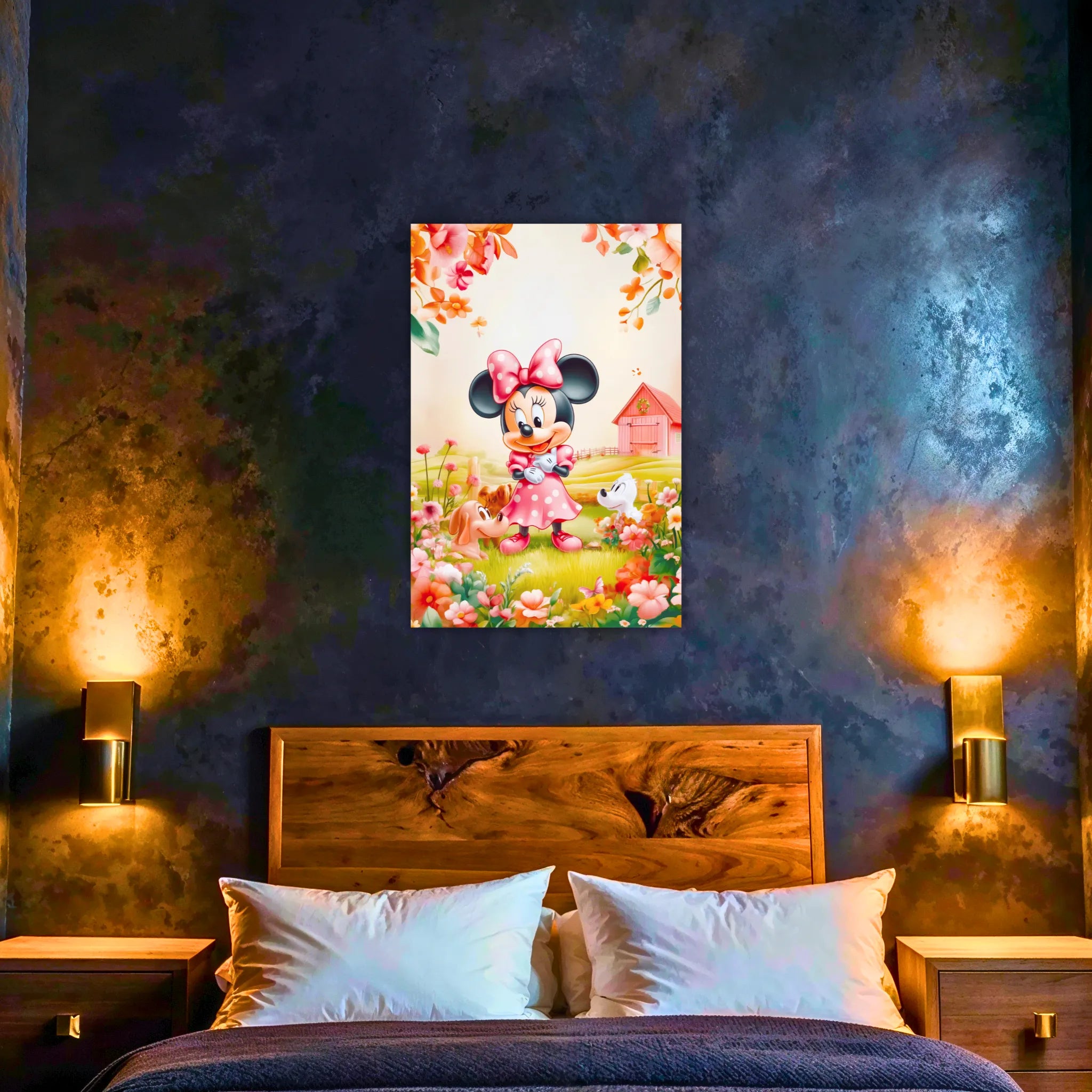 Tableau Disney Minnie Paysage