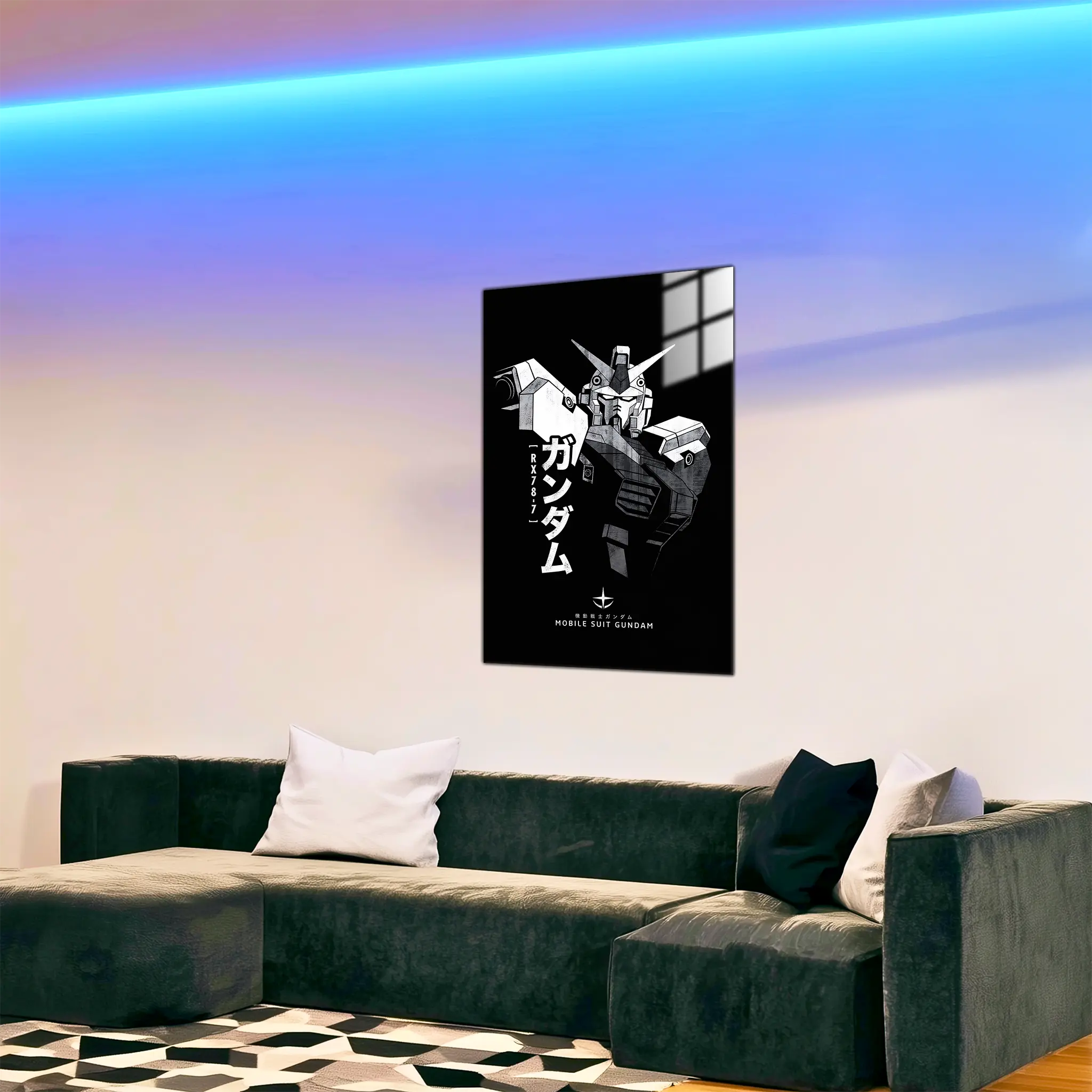 tableau-mobile-suit-gundam-dans-le-salon | DreamWay