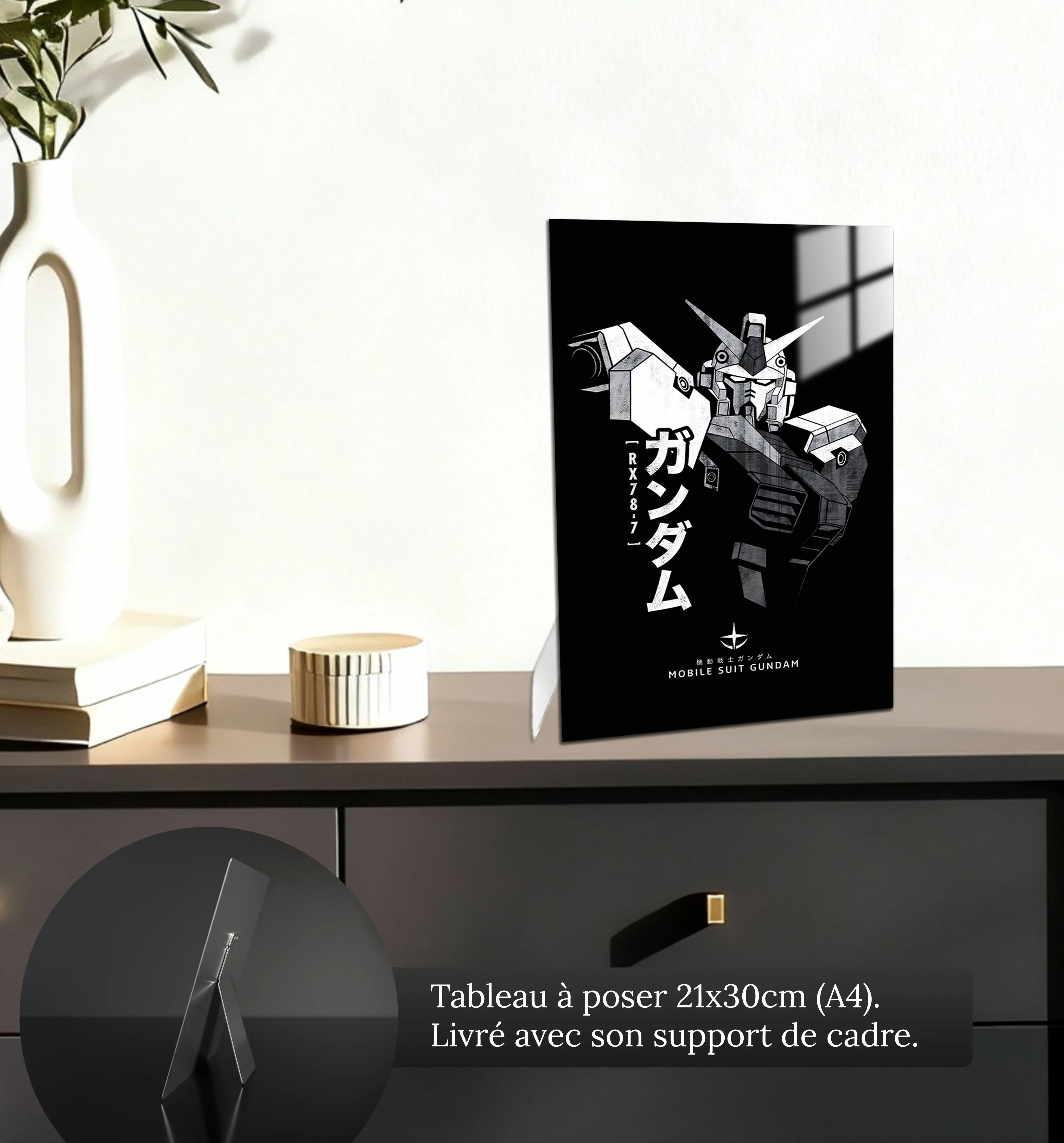 tableau-mobile-suit-gundam-petit-format-a-poser-sur-meuble | DreamWay