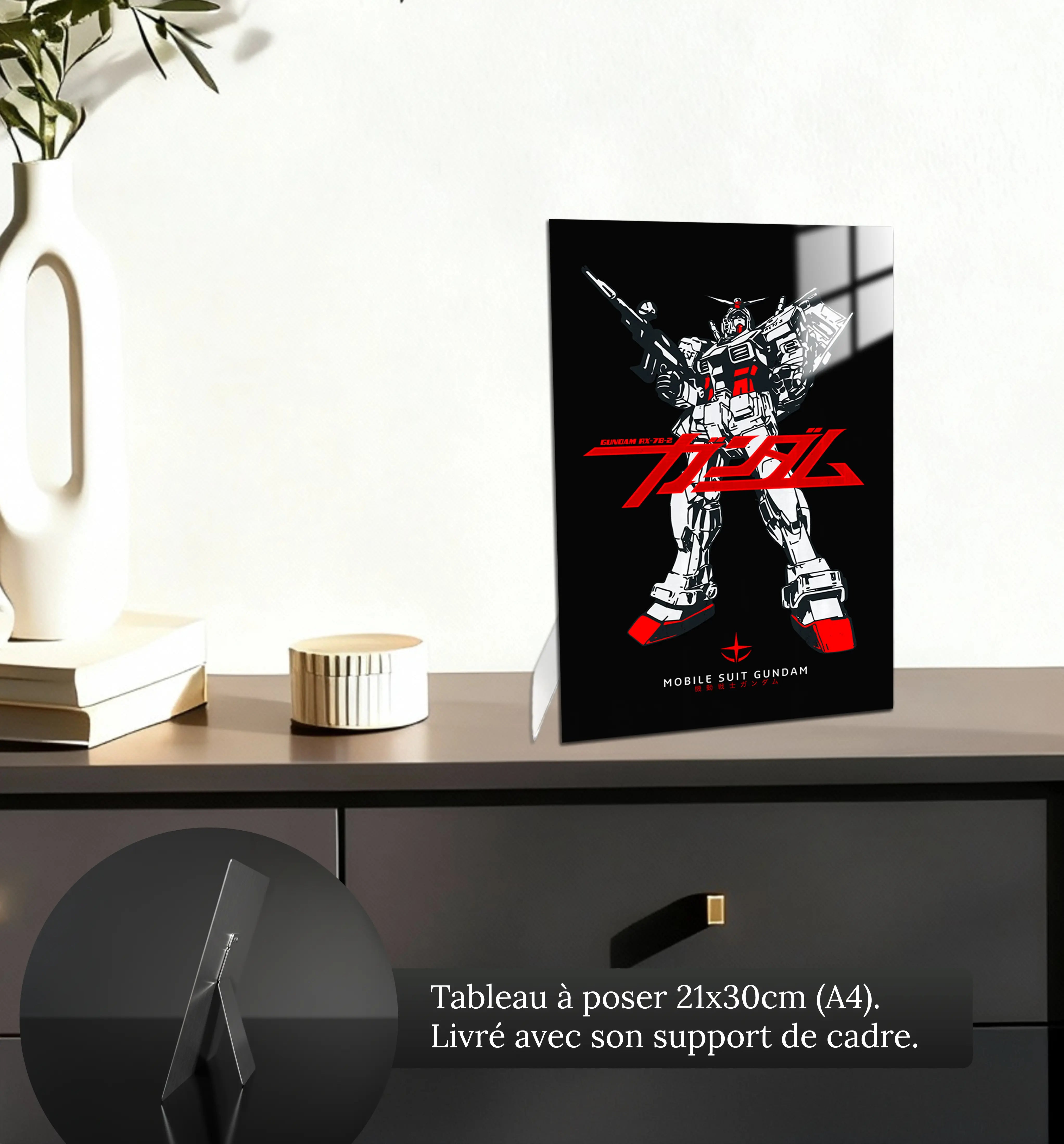 tableau-mobile-suit-gundam-x78-7-petit-format-a-poser-sur-meuble | DreamWay