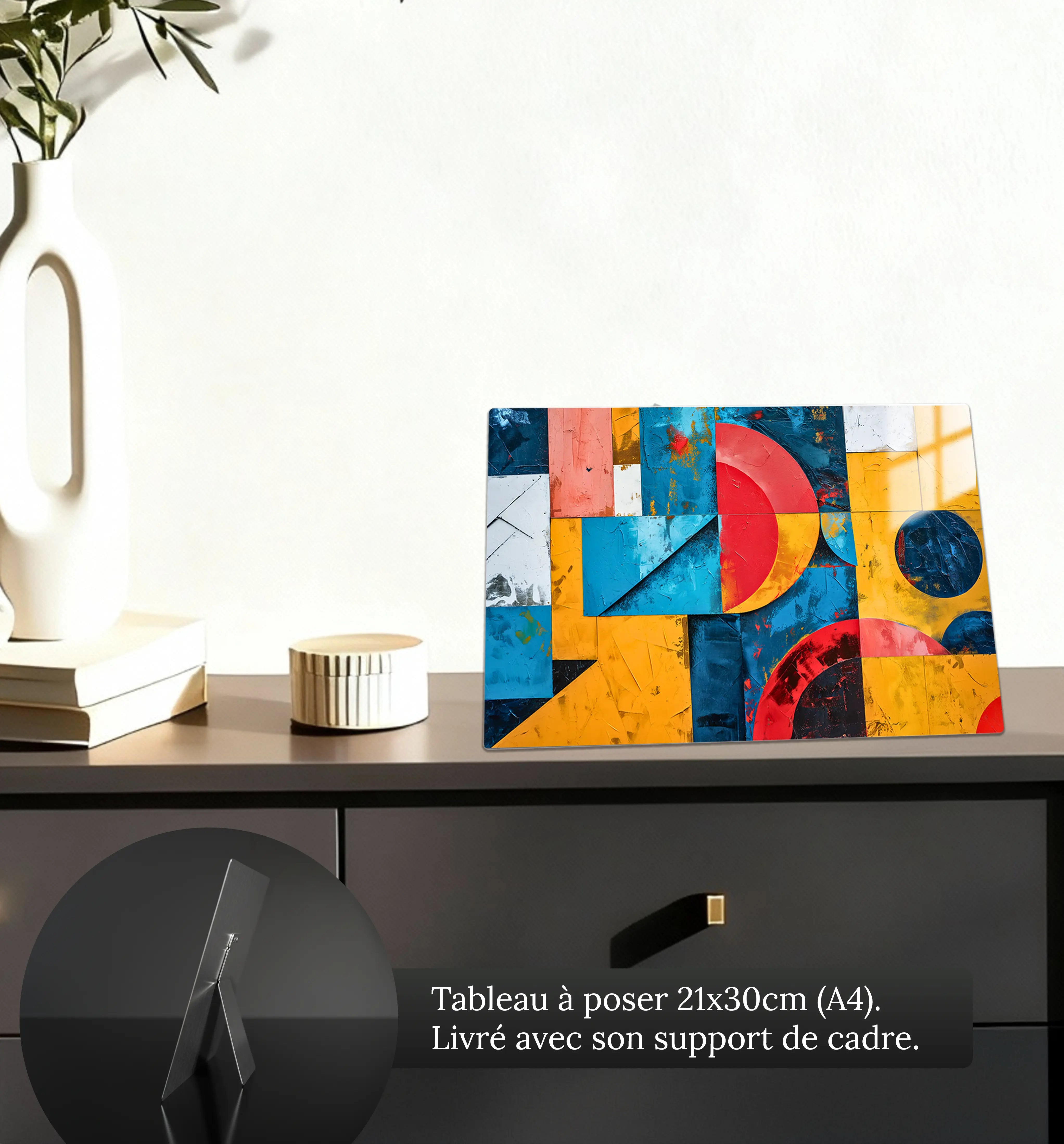 tableau-moderne-abstrait-petit-format-a-poser-sur-meuble | DreamWay