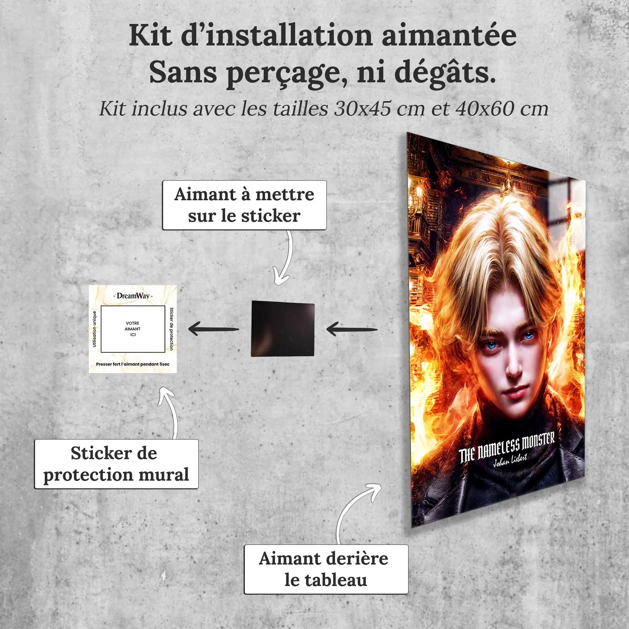 tableau-monster-johan-liebert-avec-installation-aimantee | DreamWay