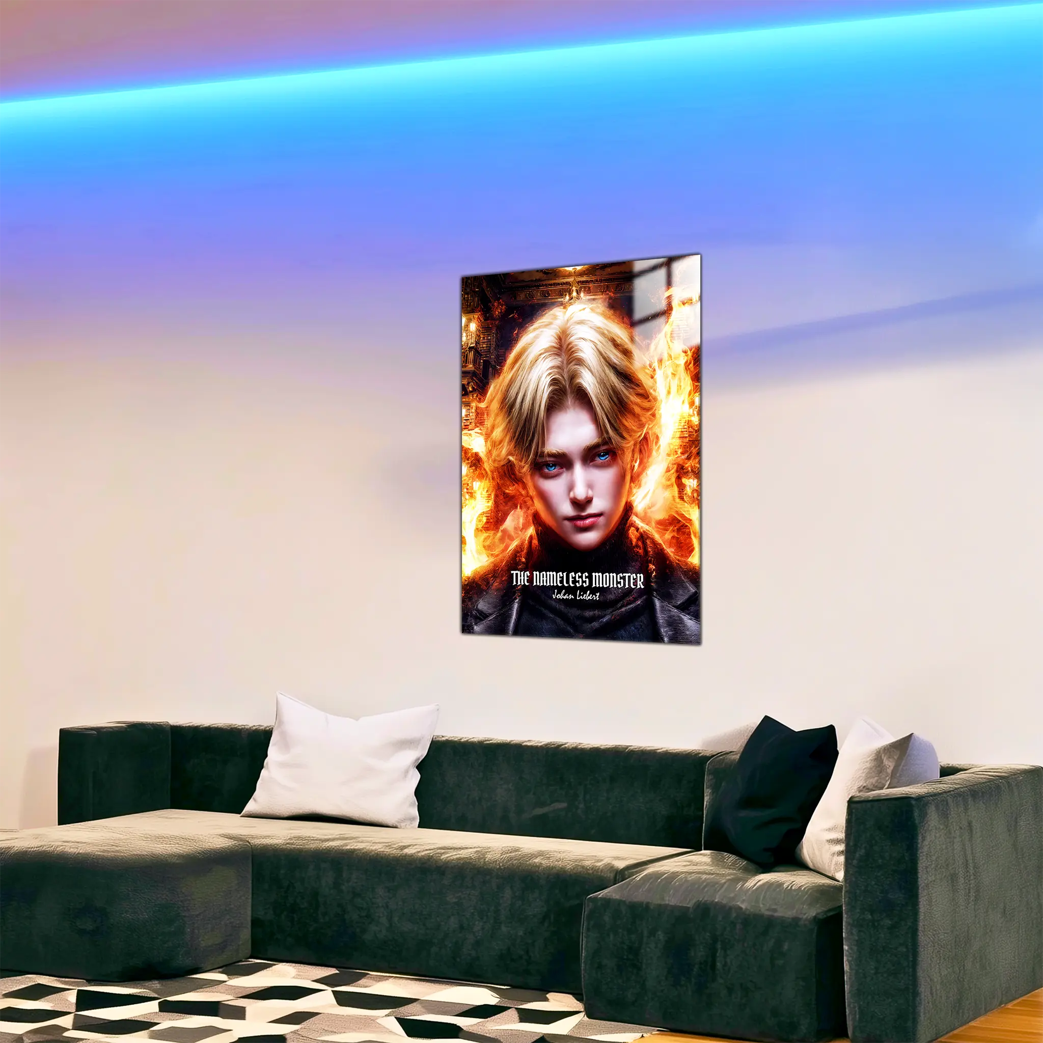 tableau-monster-johan-liebert-dans-le-salon | DreamWay