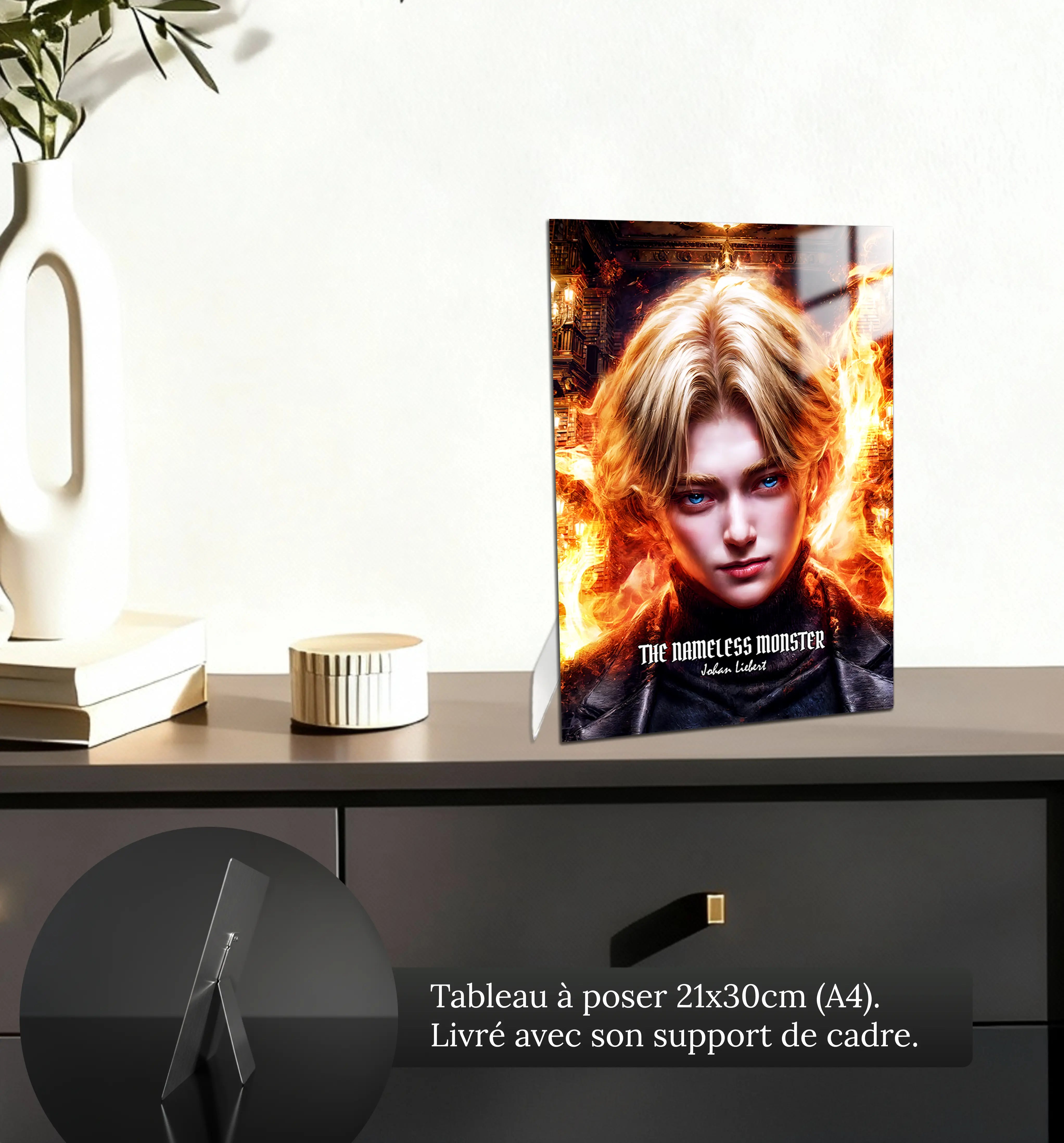 tableau-monster-johan-liebert-petit-format-a-poser-sur-meuble | DreamWay